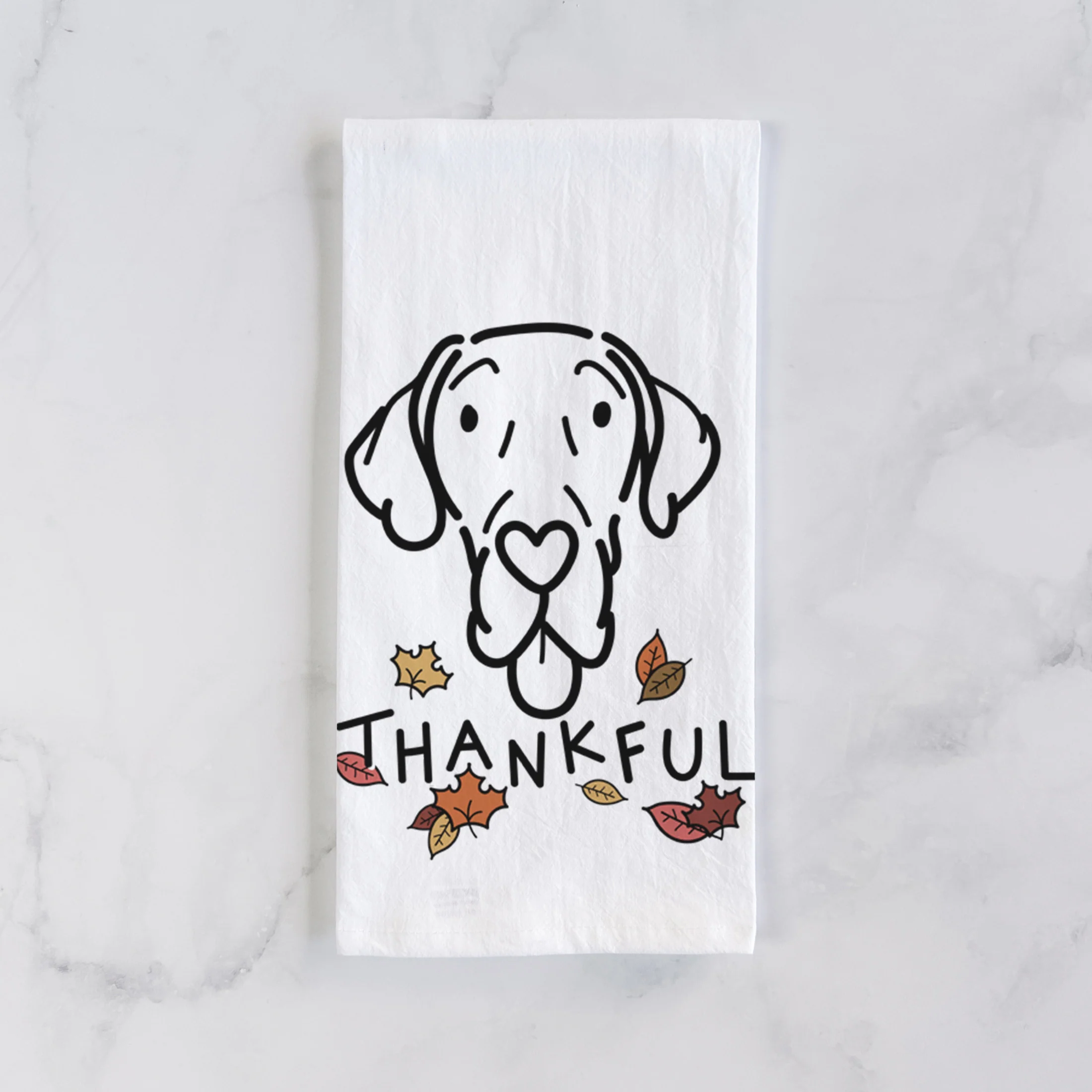 Thankful Great Dane - Bruce - Tea Towel - Image 2