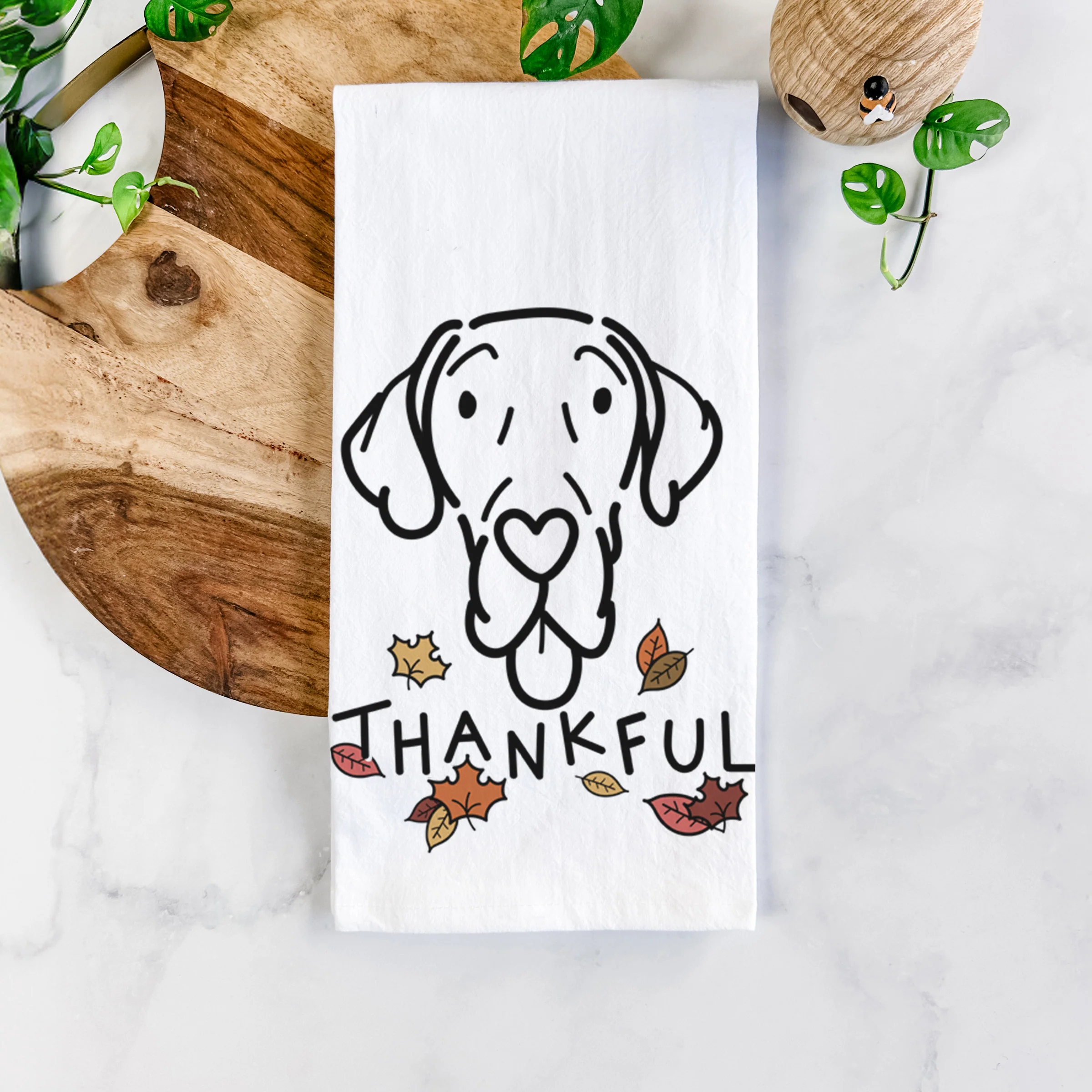 Thankful Great Dane - Bruce - Tea Towel - Image 5