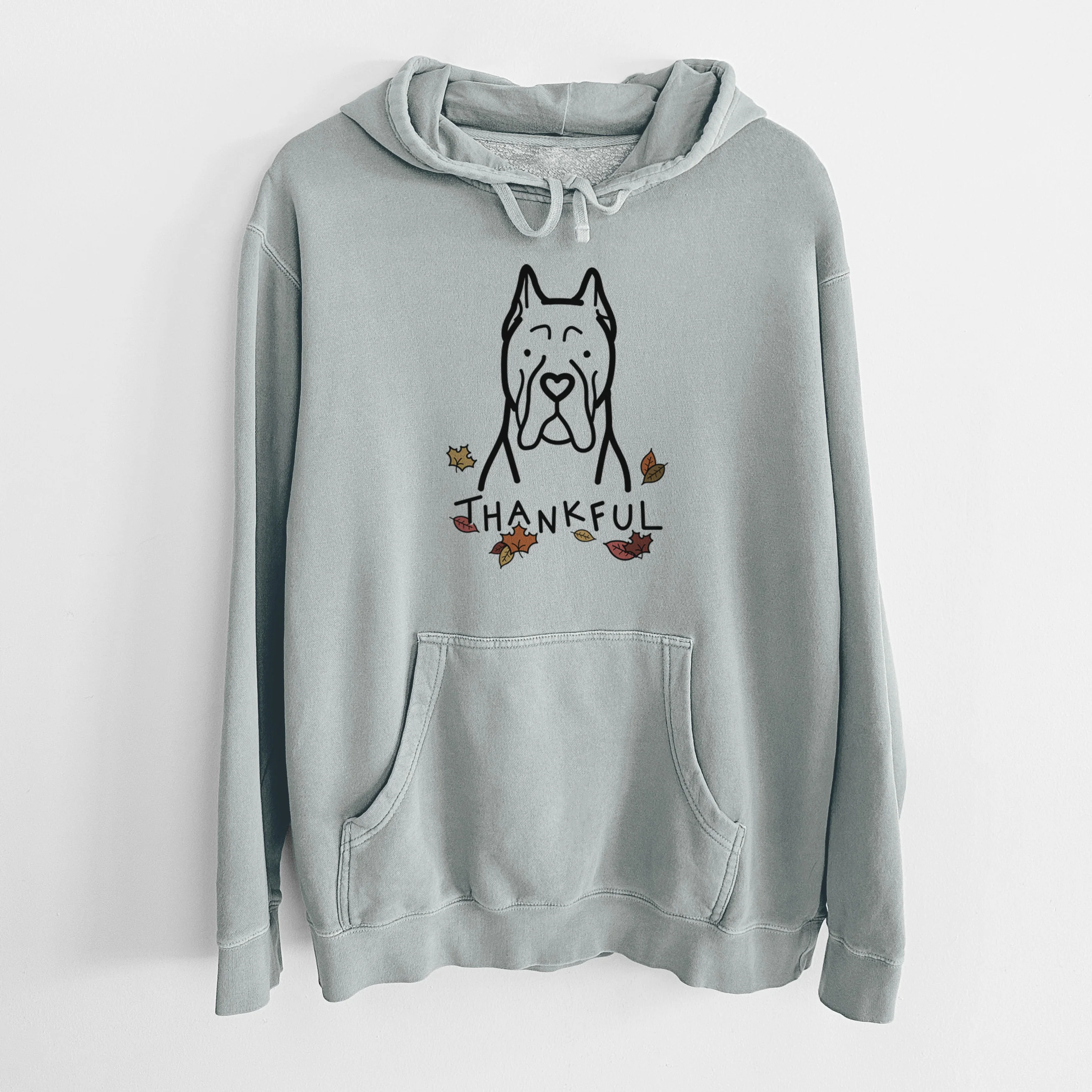 Thankful CaneCorso - Unisex Pigment Dyed Hoodie - Image 8
