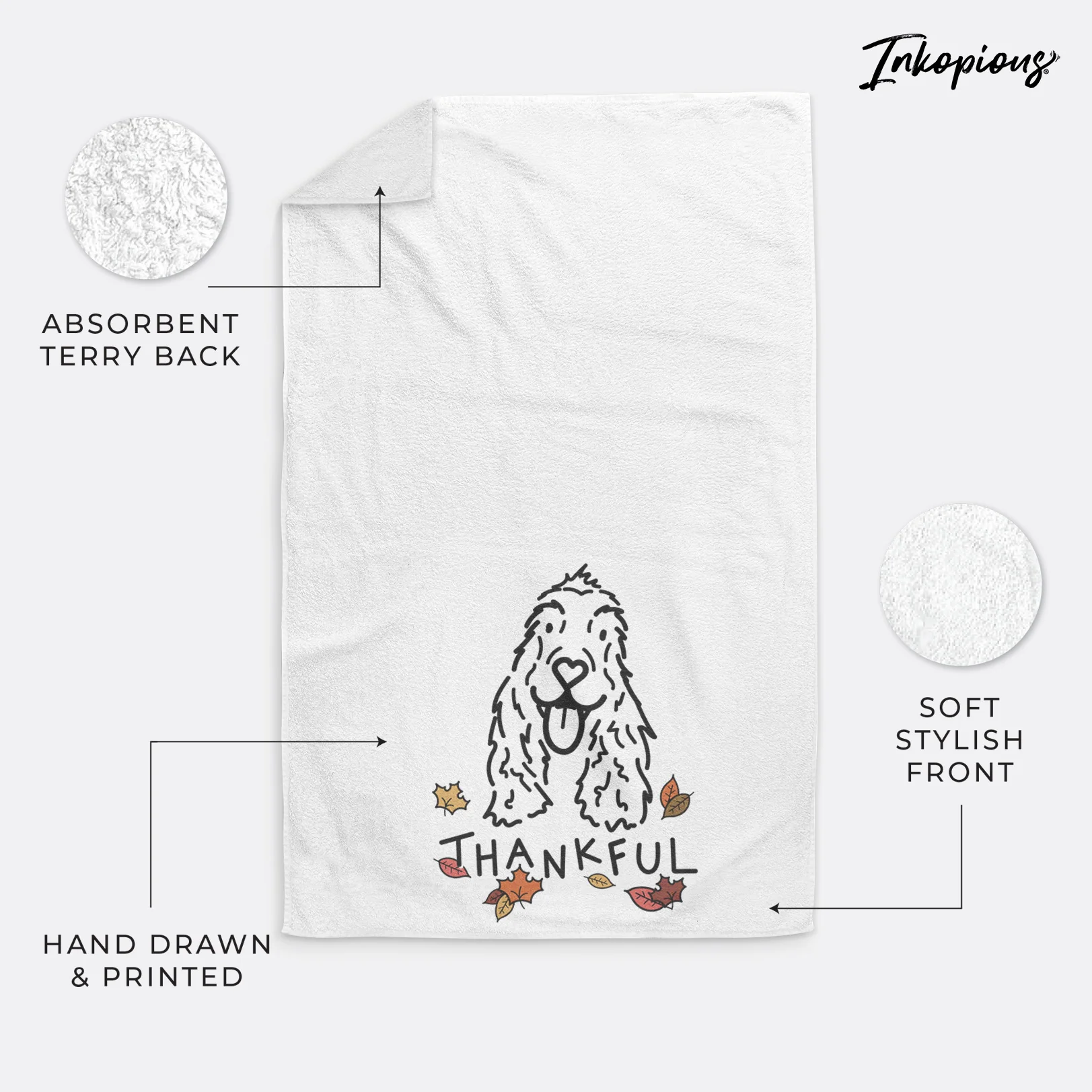 Thankful English Cocker Spaniel - Dolly - Hand Towel - Image 4