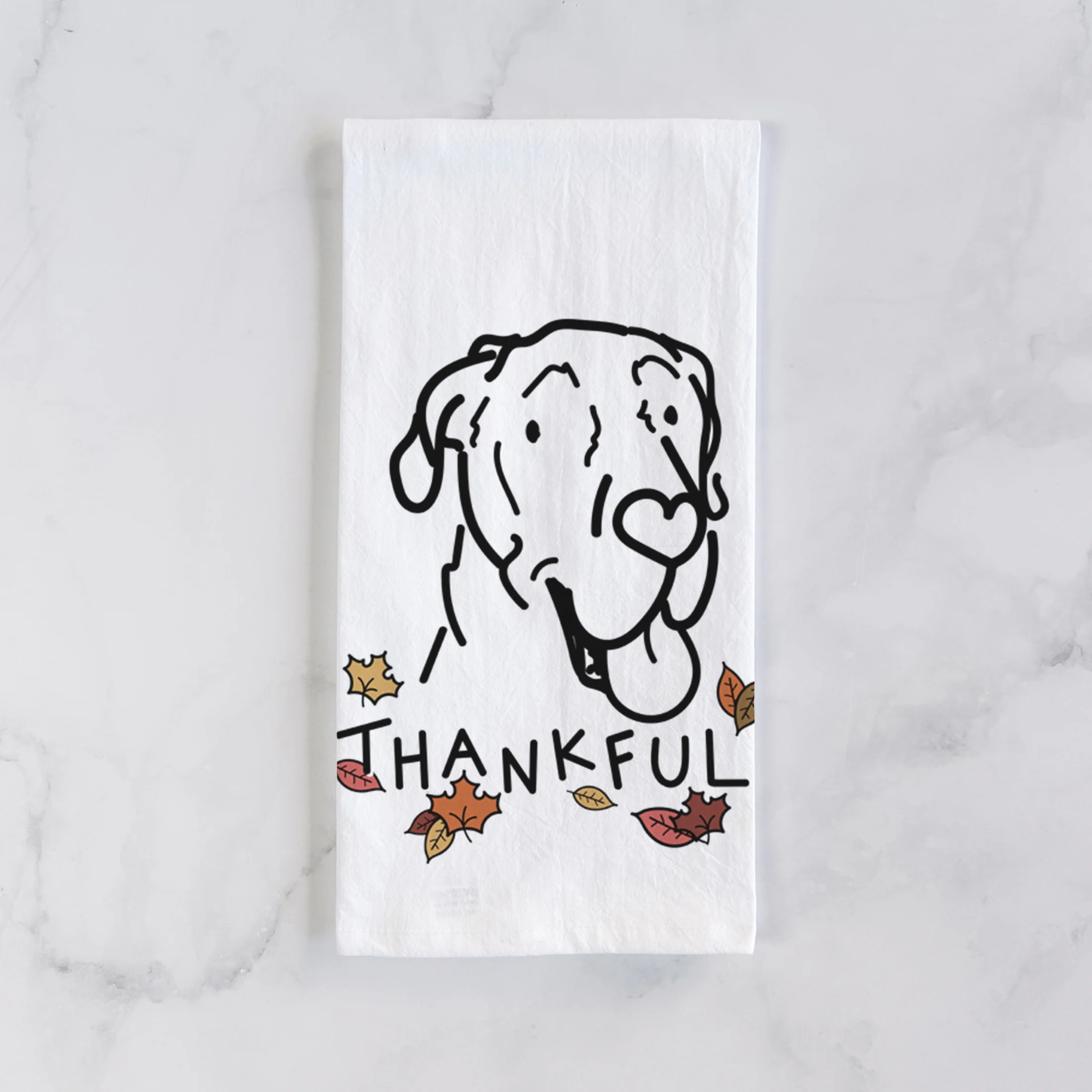 Thankful Great Dane - Duncan - Tea Towel - Image 2