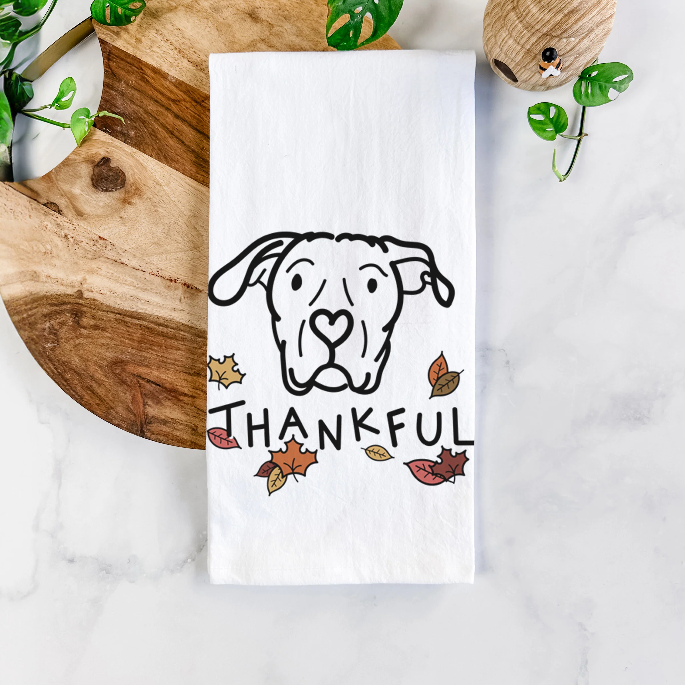 Thankful Dogo Argentino - Genevieve - Tea Towel - Image 5