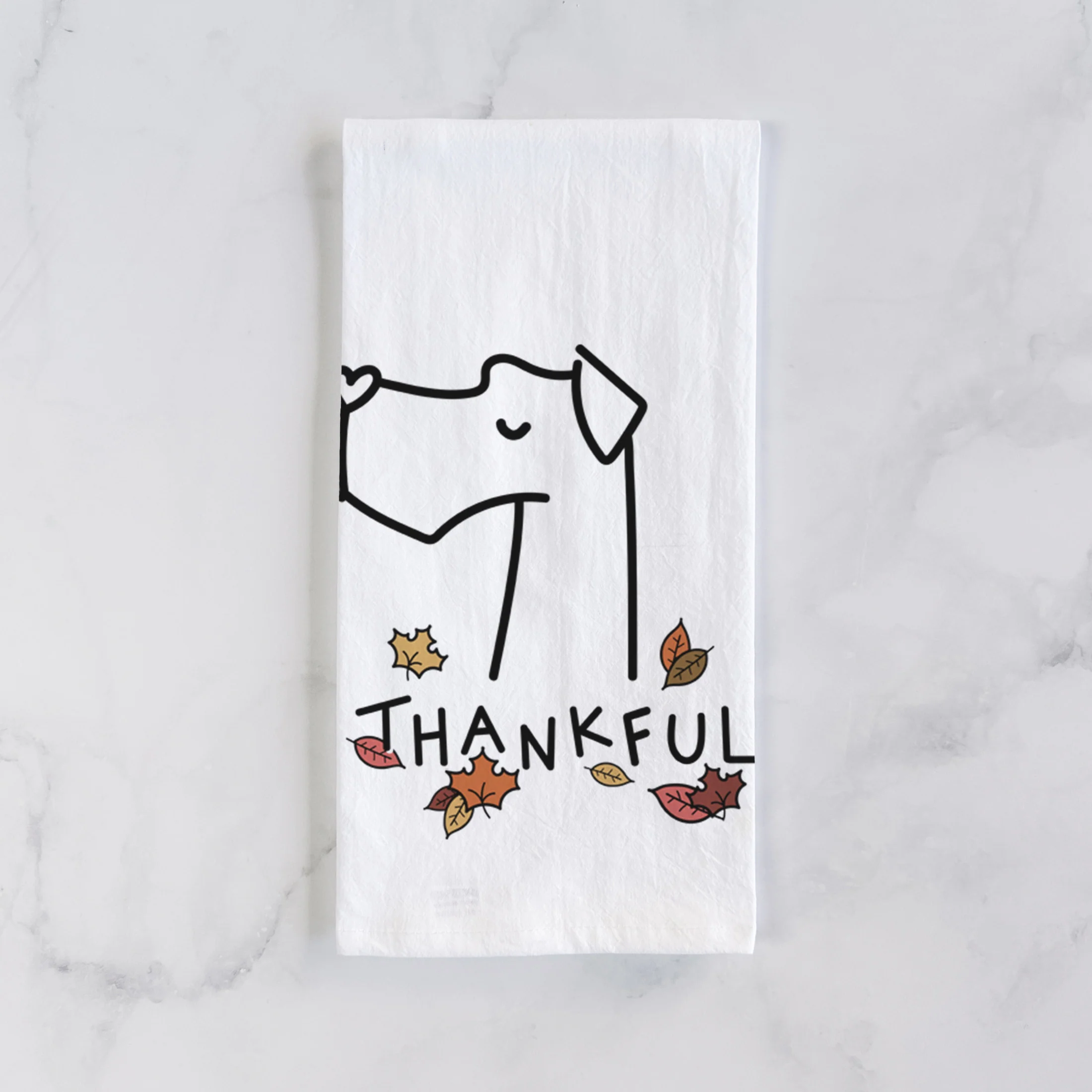 Thankful Great Dane - Tea Towel - Image 2