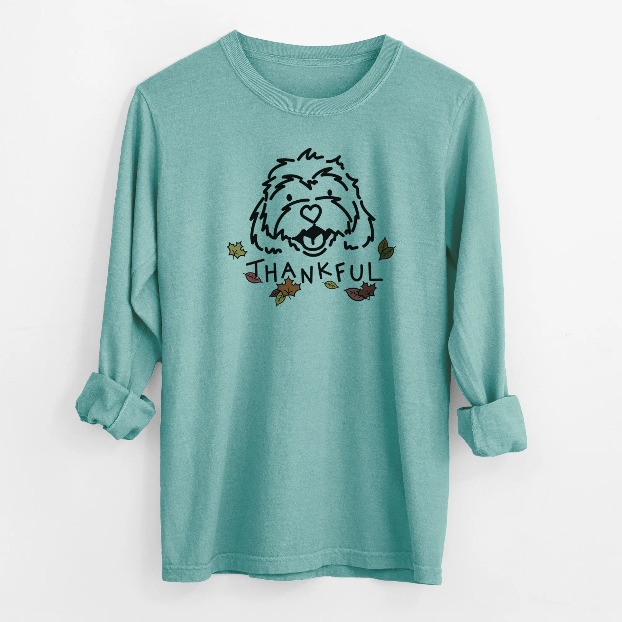 Thankful Cavachon - Harry - Heavyweight 100% Cotton Long Sleeve - Image 8