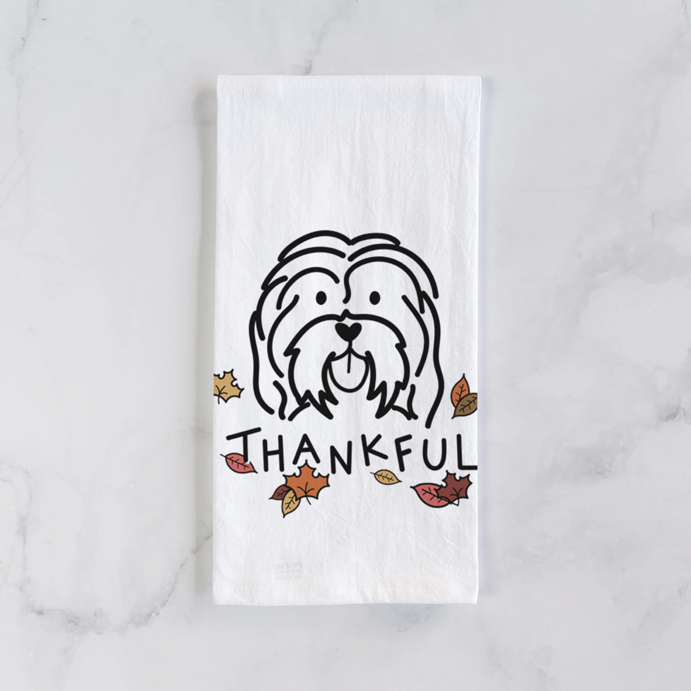 Thankful Havanese - Tea Towel - Image 2