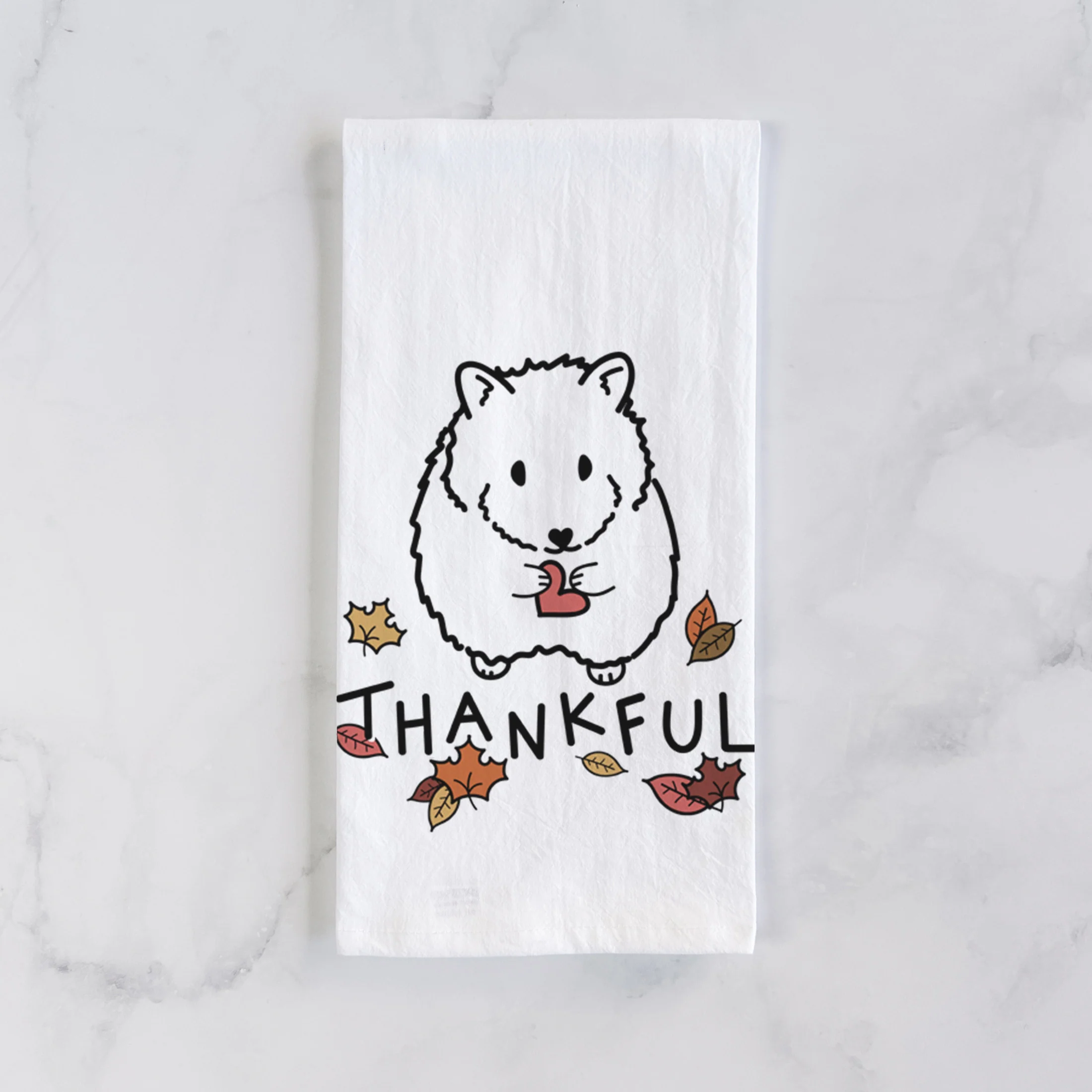 Thankful Hamster - Hilga - Tea Towel - Image 2
