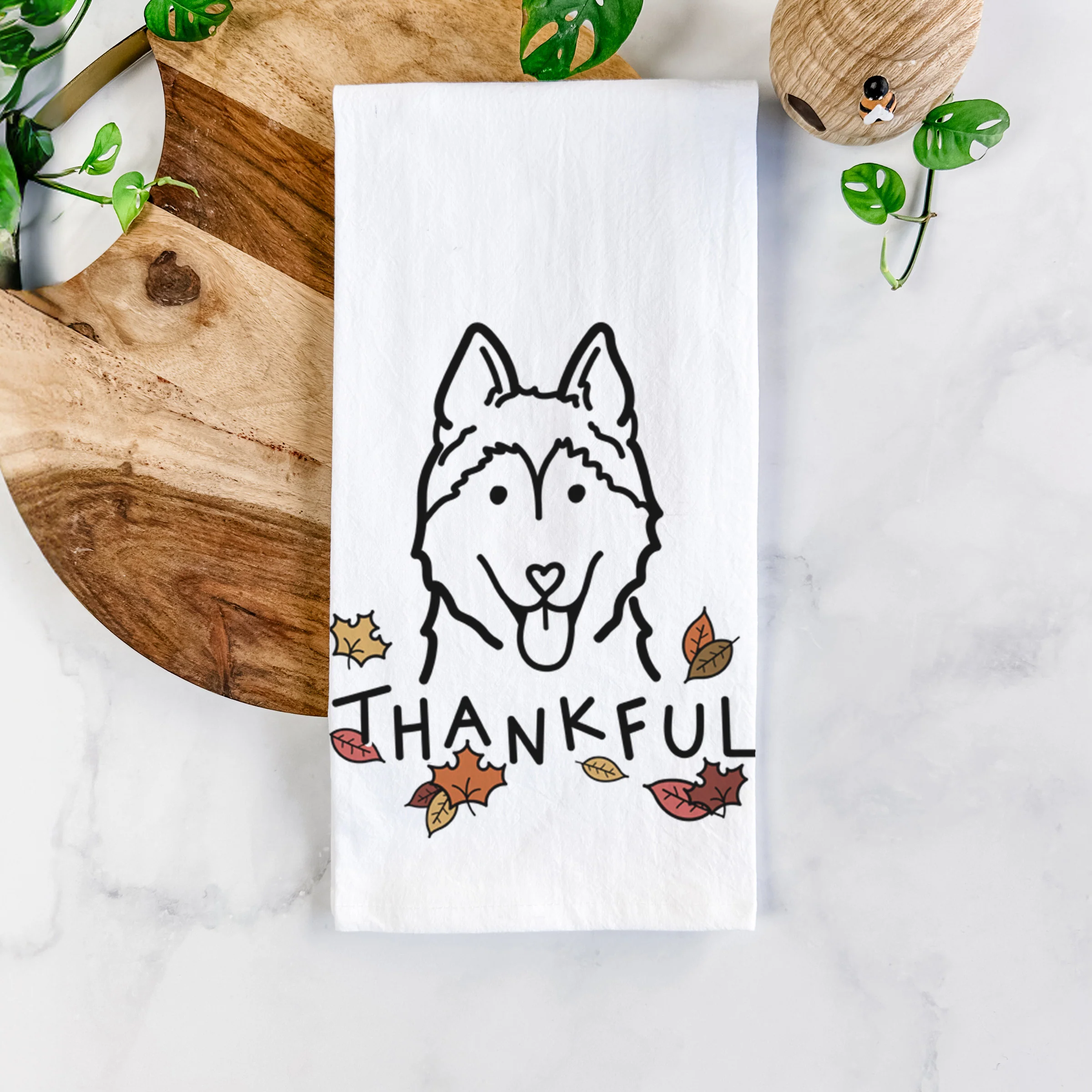 Thankful Siberian Husky - Tea Towel - Image 5