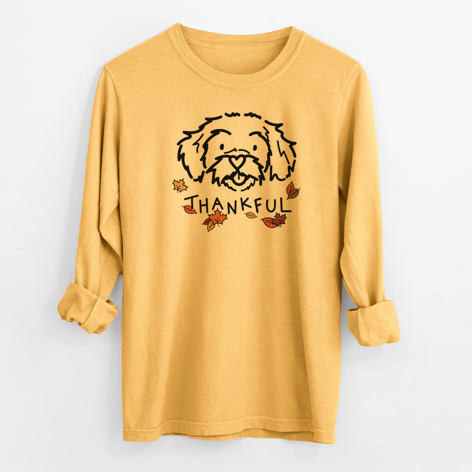 Thankful Peekapoo - Jo Jo - Heavyweight 100% Cotton Long Sleeve - Image 2