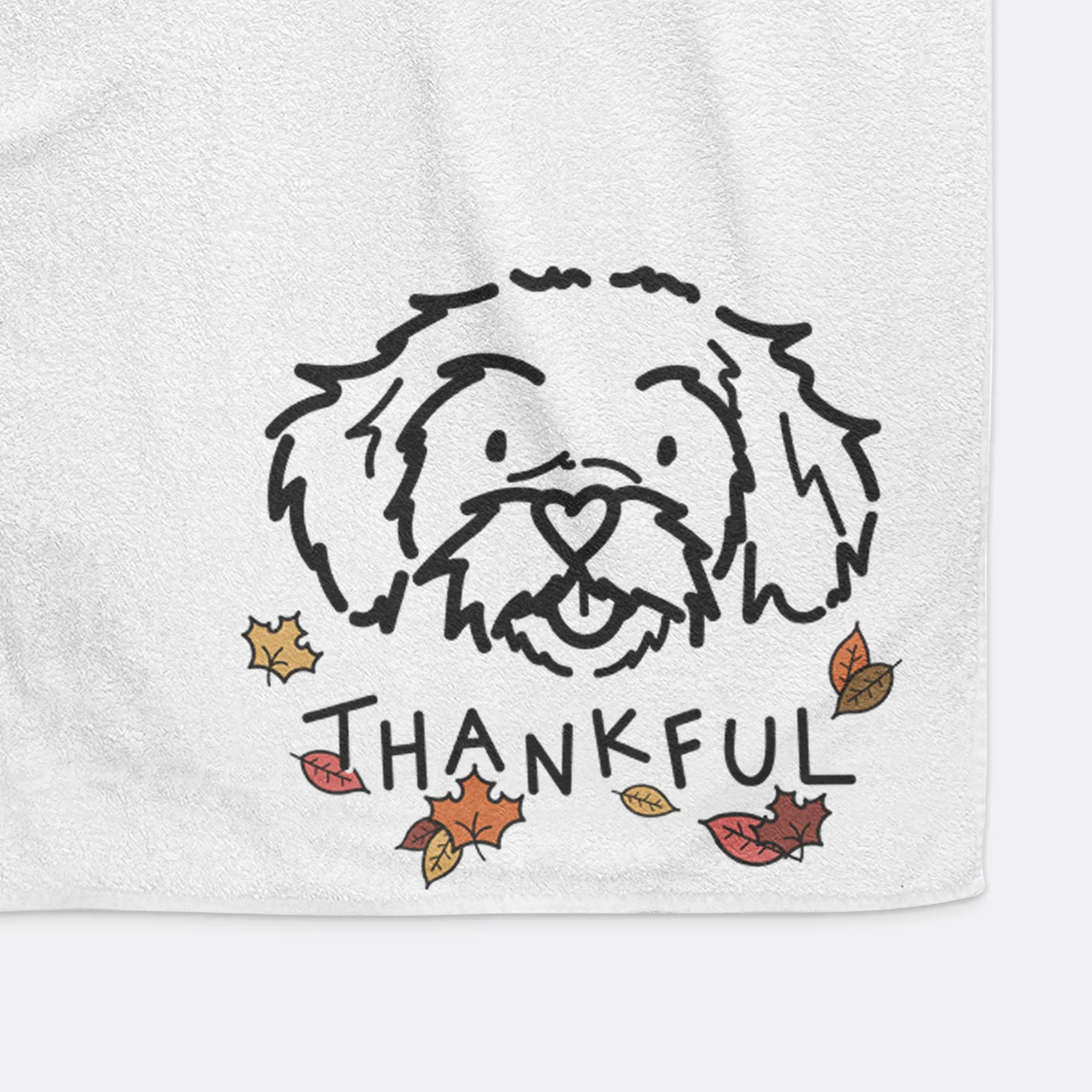 Thankful Peekapoo - Jo Jo - Hand Towel - Image 3