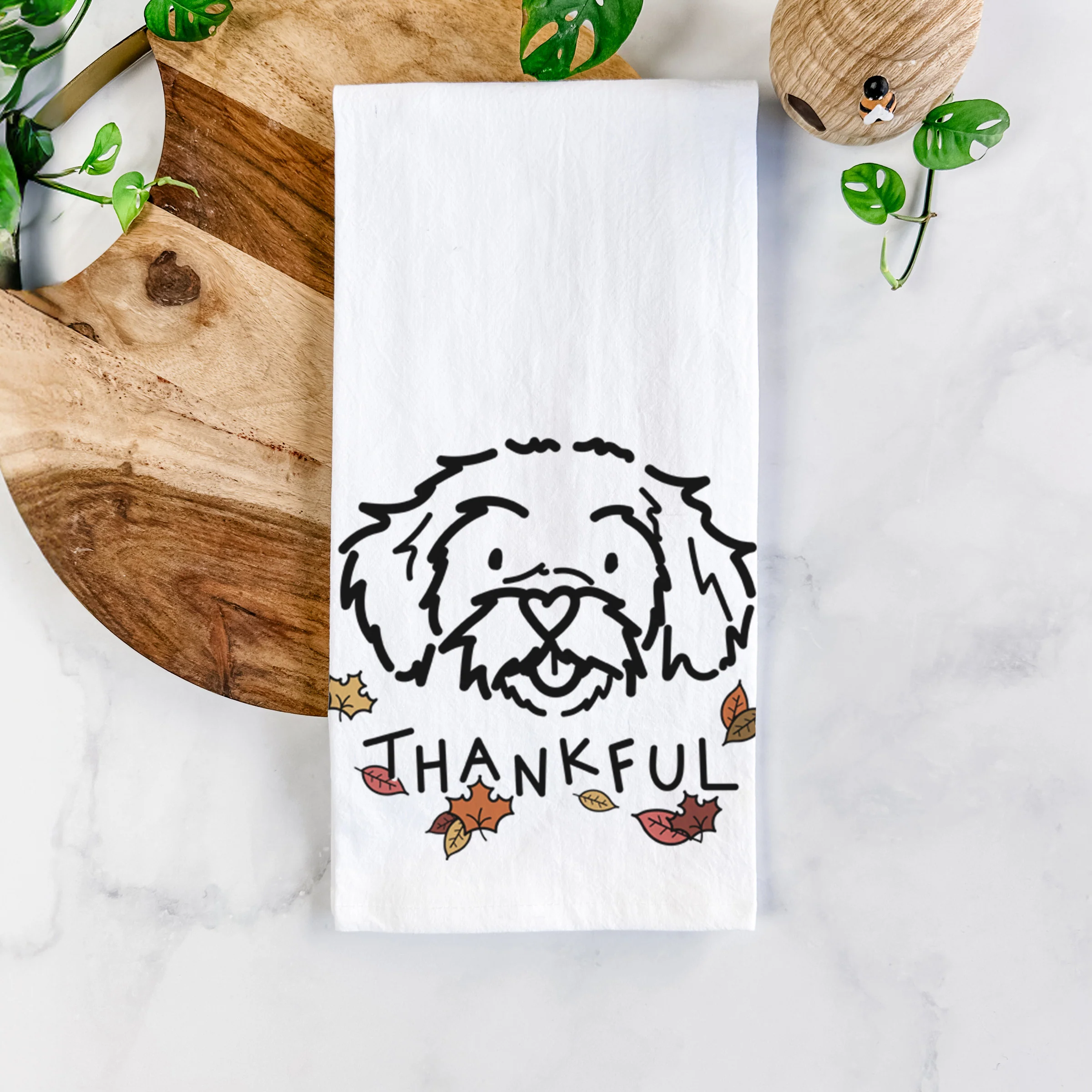 Thankful Peekapoo - Jo Jo - Tea Towel - Image 5
