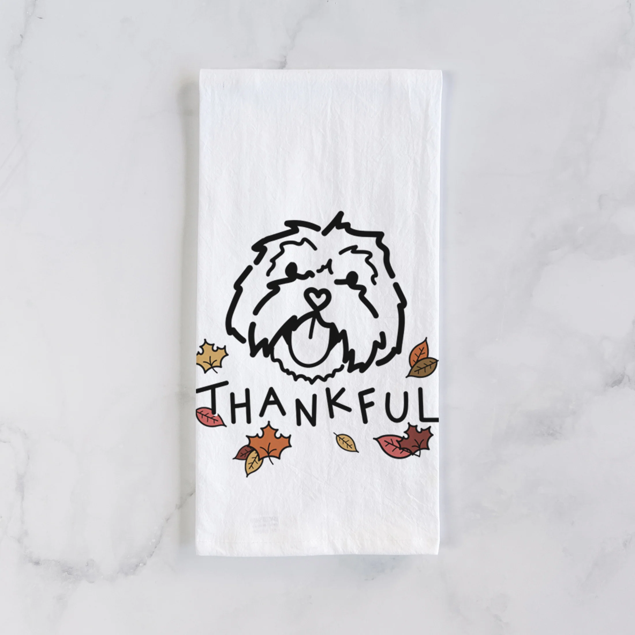 Thankful Lhasa Apso - Keia - Tea Towel - Image 2