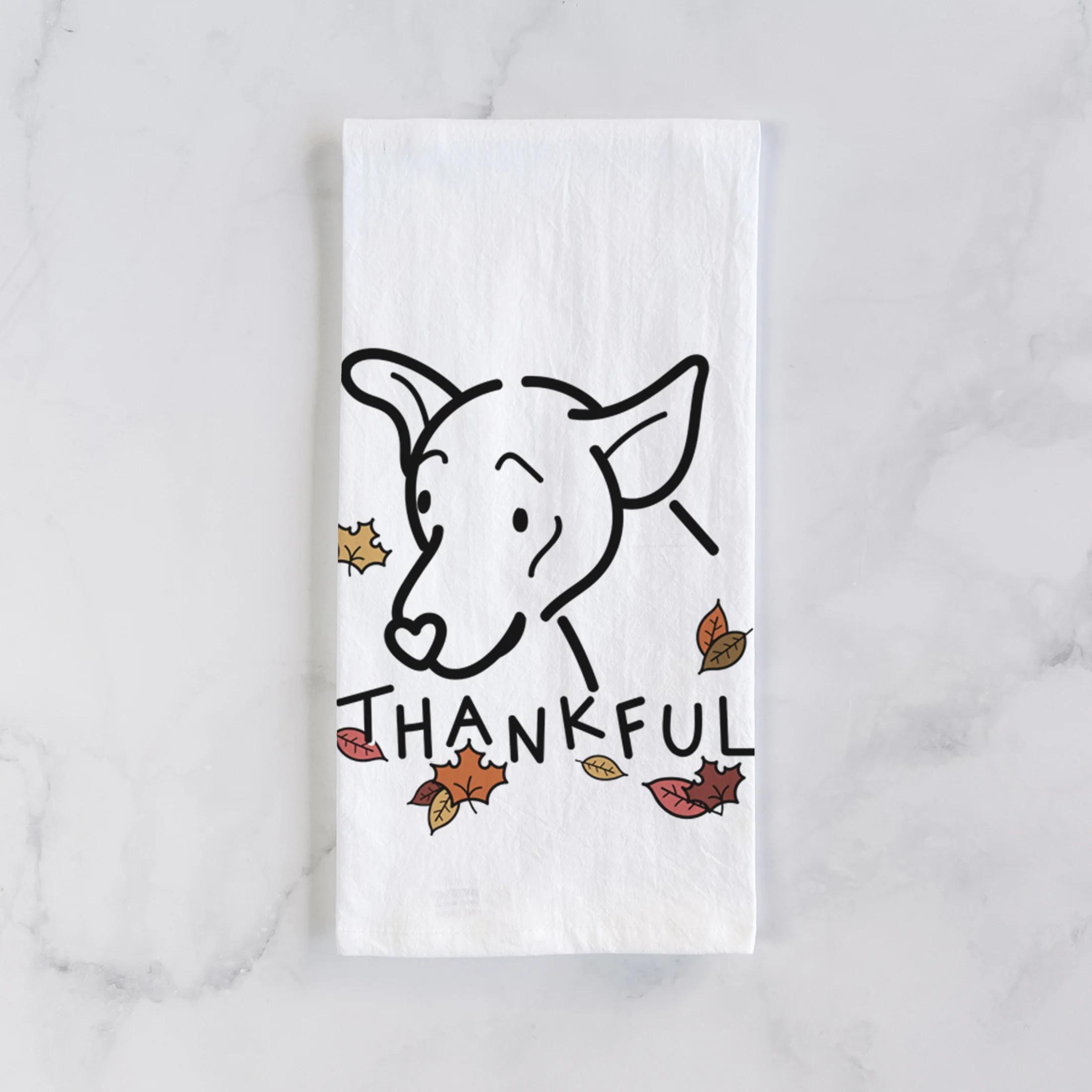 Thankful Mixed Breed - Lucky - Tea Towel - Image 2