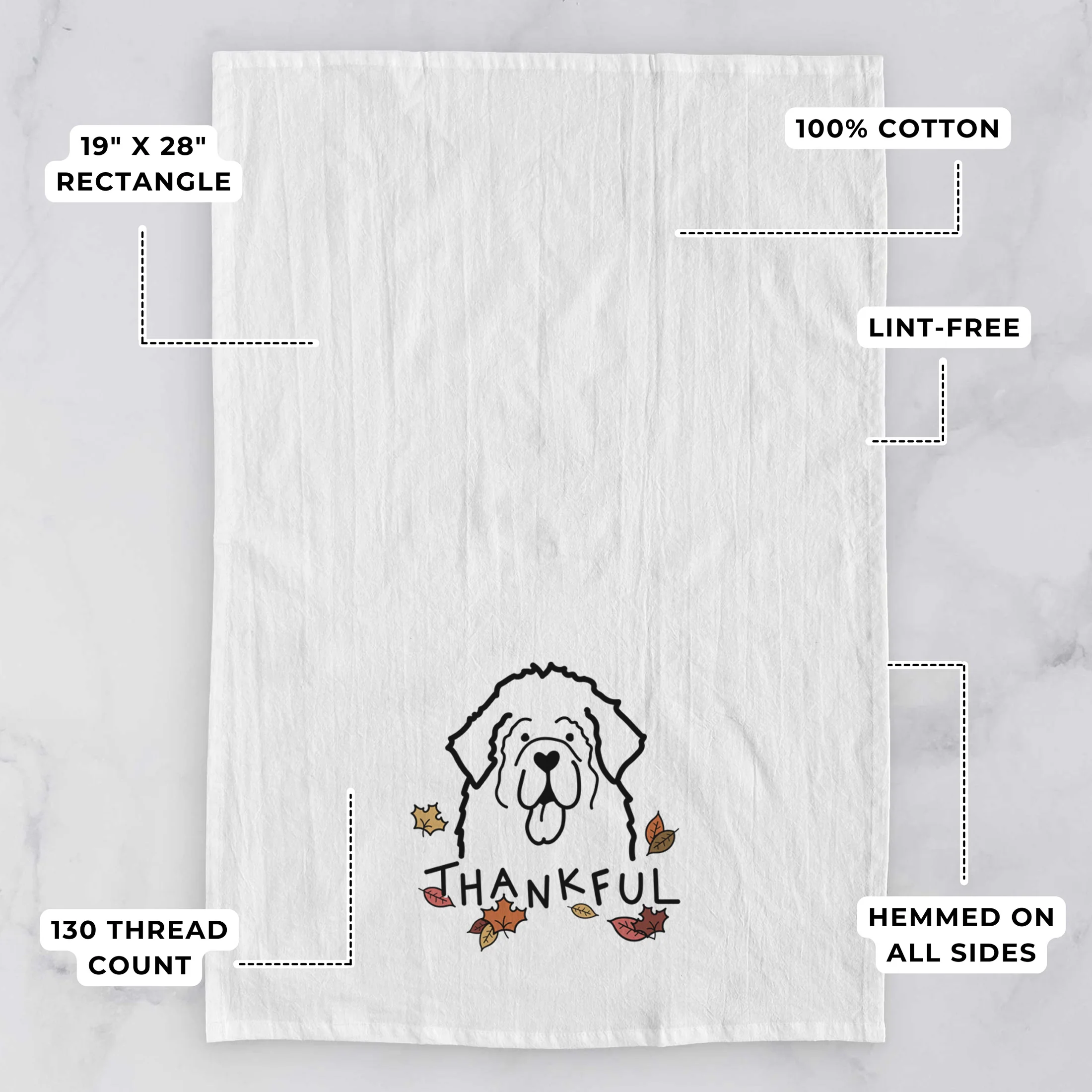 Thankful Newfoundland - Tea Towel - Image 3