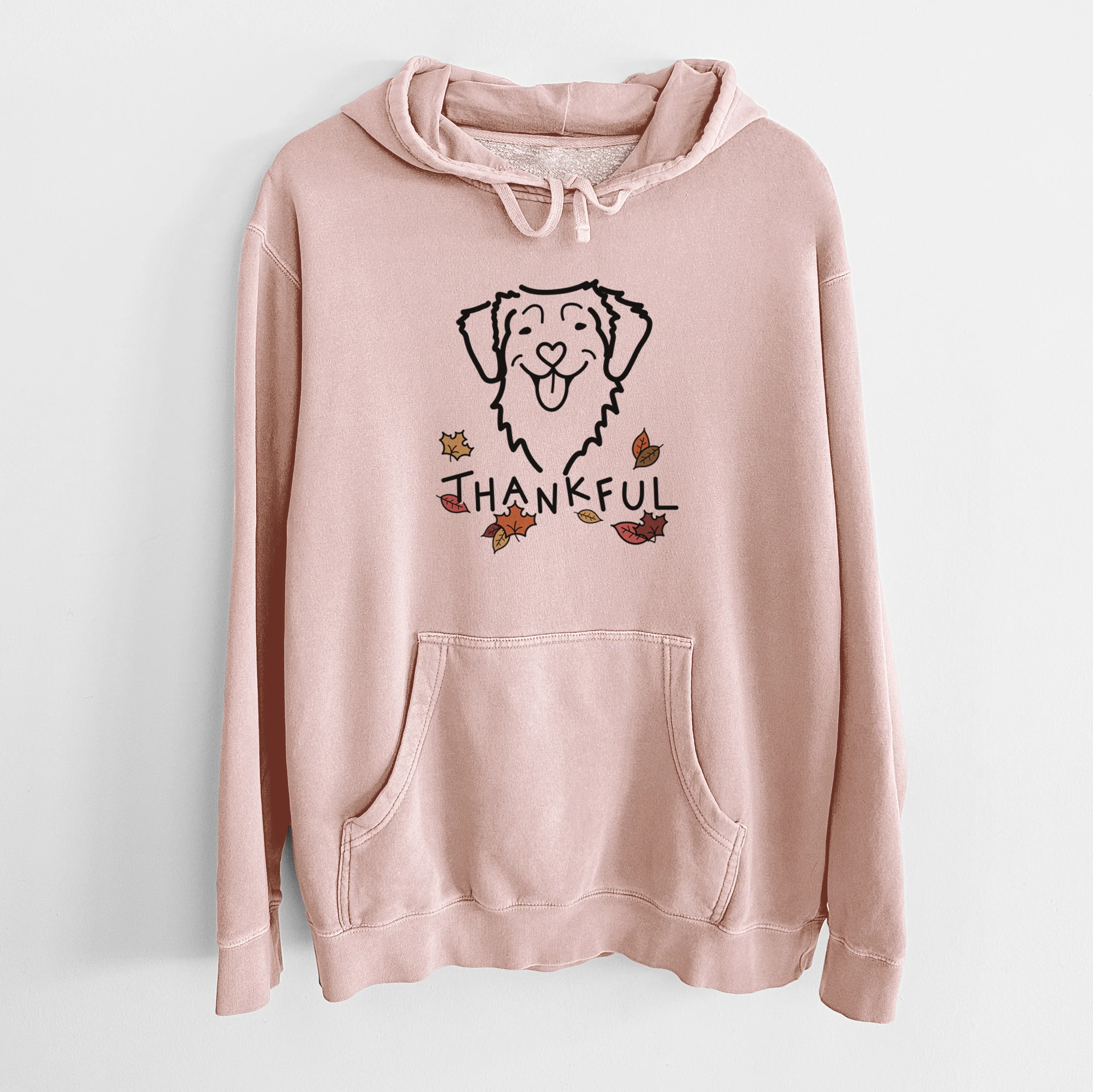 Thankful Nova Scotia Duck Tolling Retriever - Unisex Pigment Dyed Hoodie - Image 6