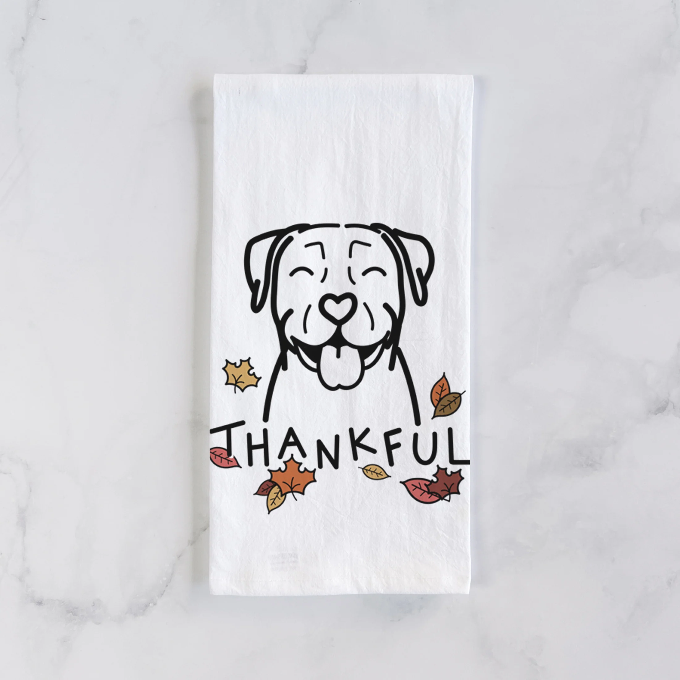 Thankful Pitbull - Tea Towel - Image 2