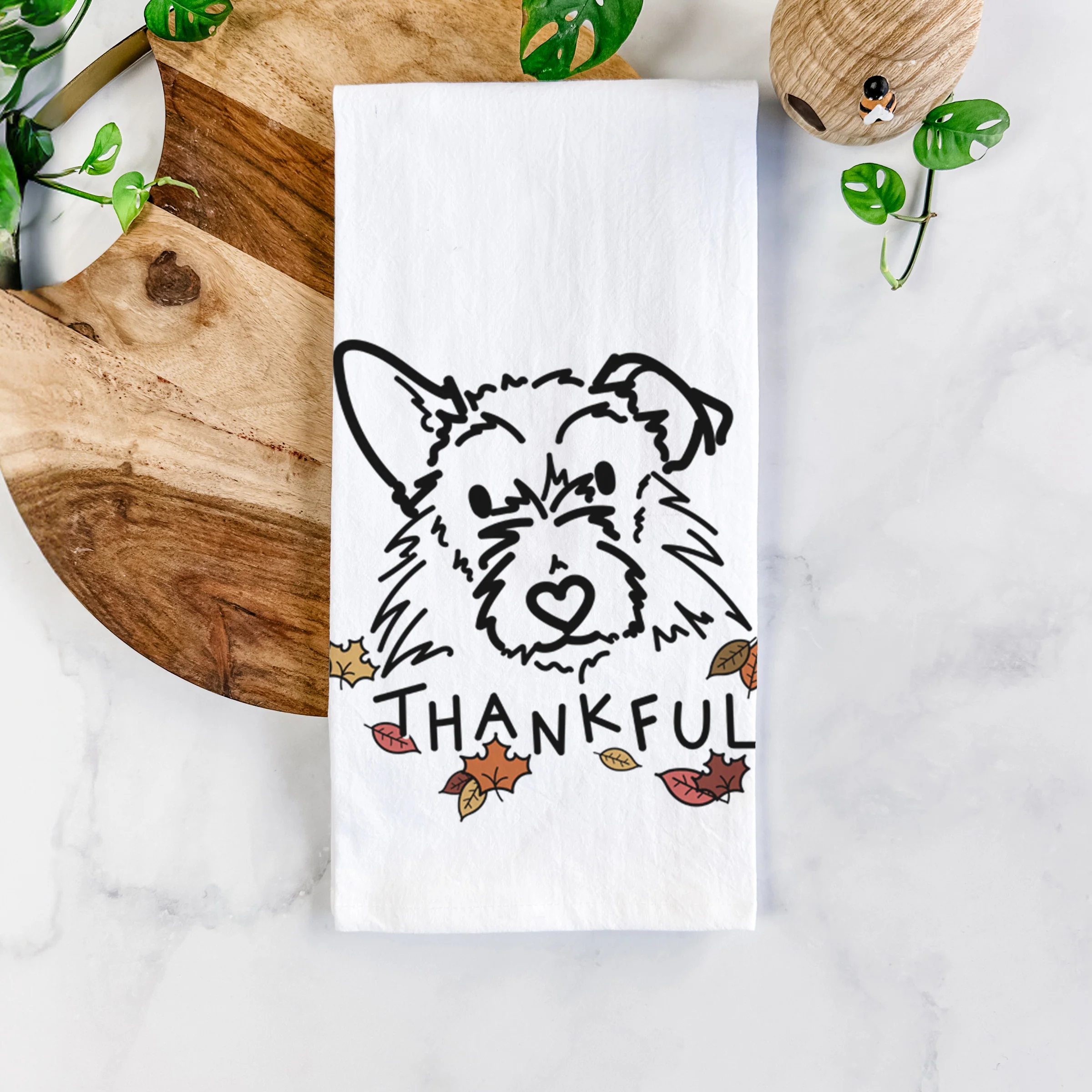 Thankful Terrier Mix - Ziggy - Tea Towel - Image 5
