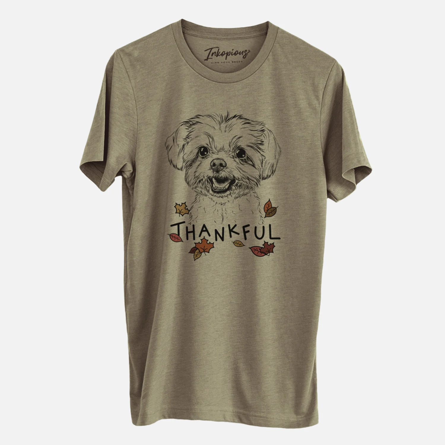 Thankful Aspen the Morkie - Unisex Crewneck - Image 4