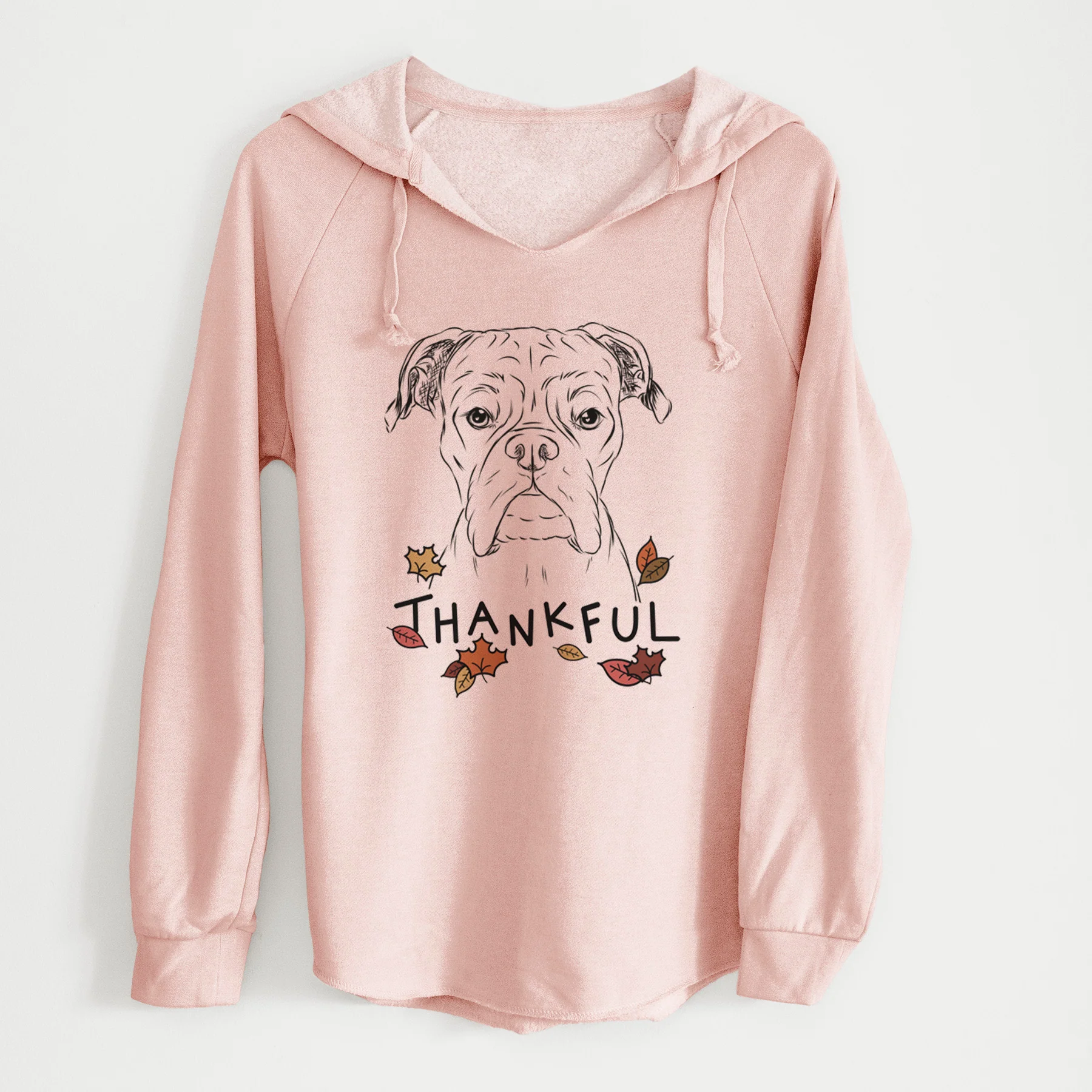 Thankful Axel the Boxer - Cali Wave Hooded Sweatshirt - Image 6