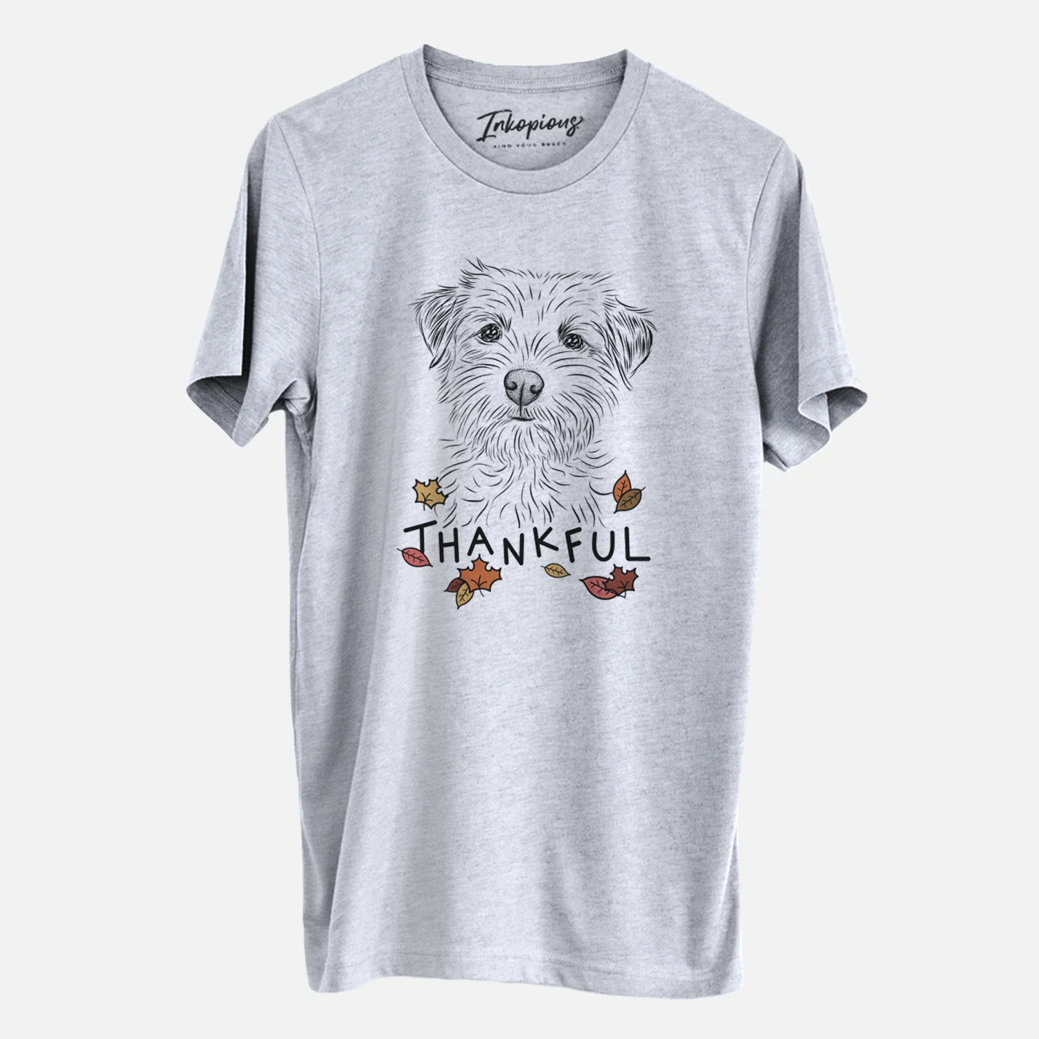 Thankful Benjamin the Border Terrier - Unisex Crewneck - Image 3