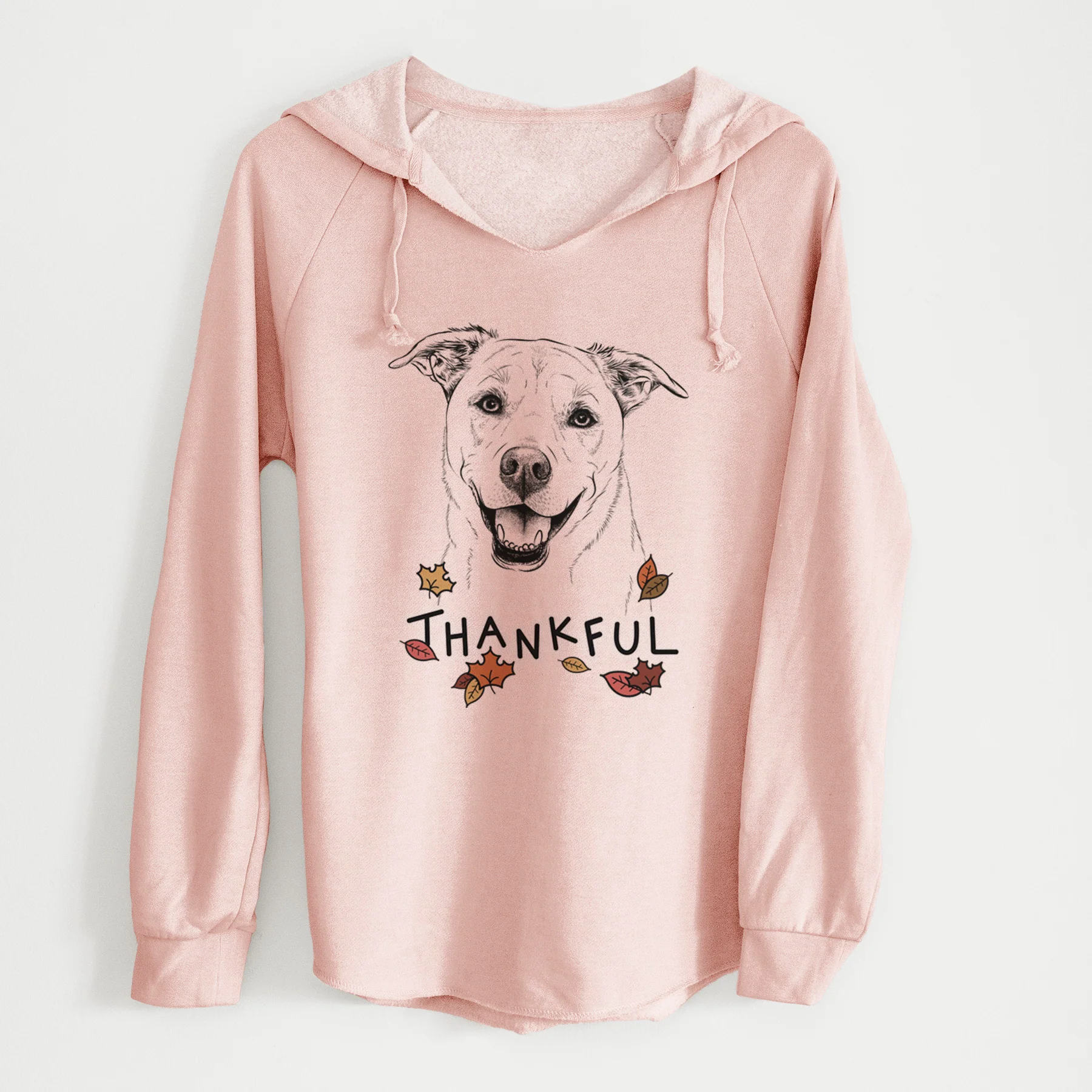 Thankful Carl the Mixed Breed - Cali Wave Hooded Sweatshirt - Image 6