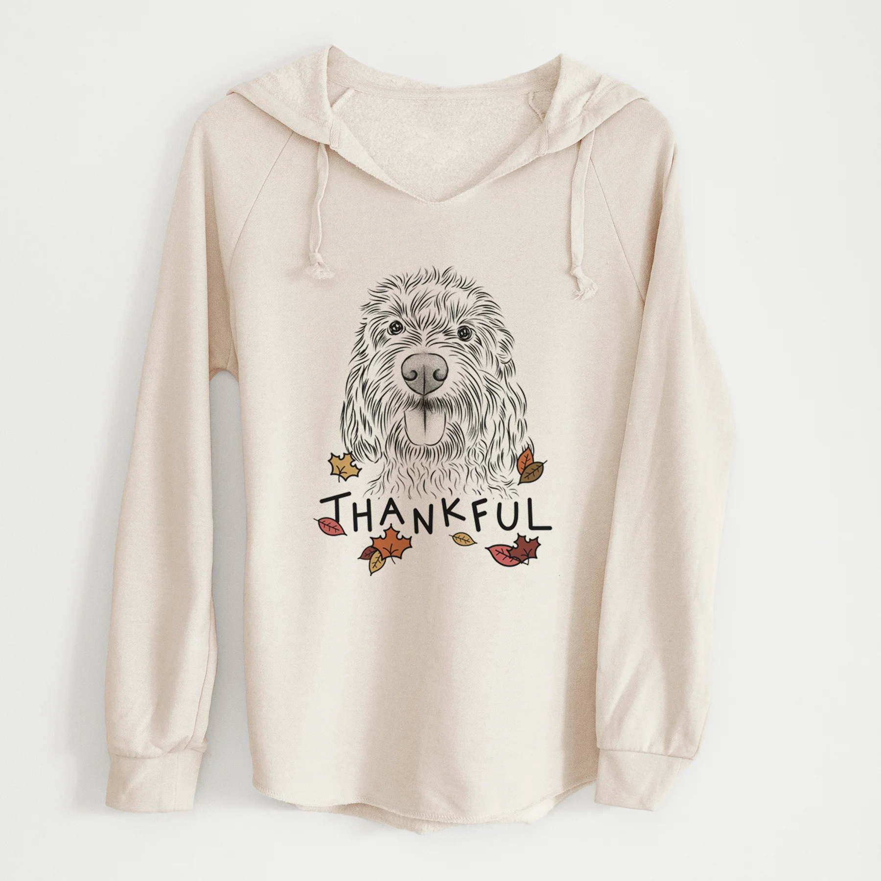 Thankful Clover the Cockapoo - Cali Wave Hooded Sweatshirt