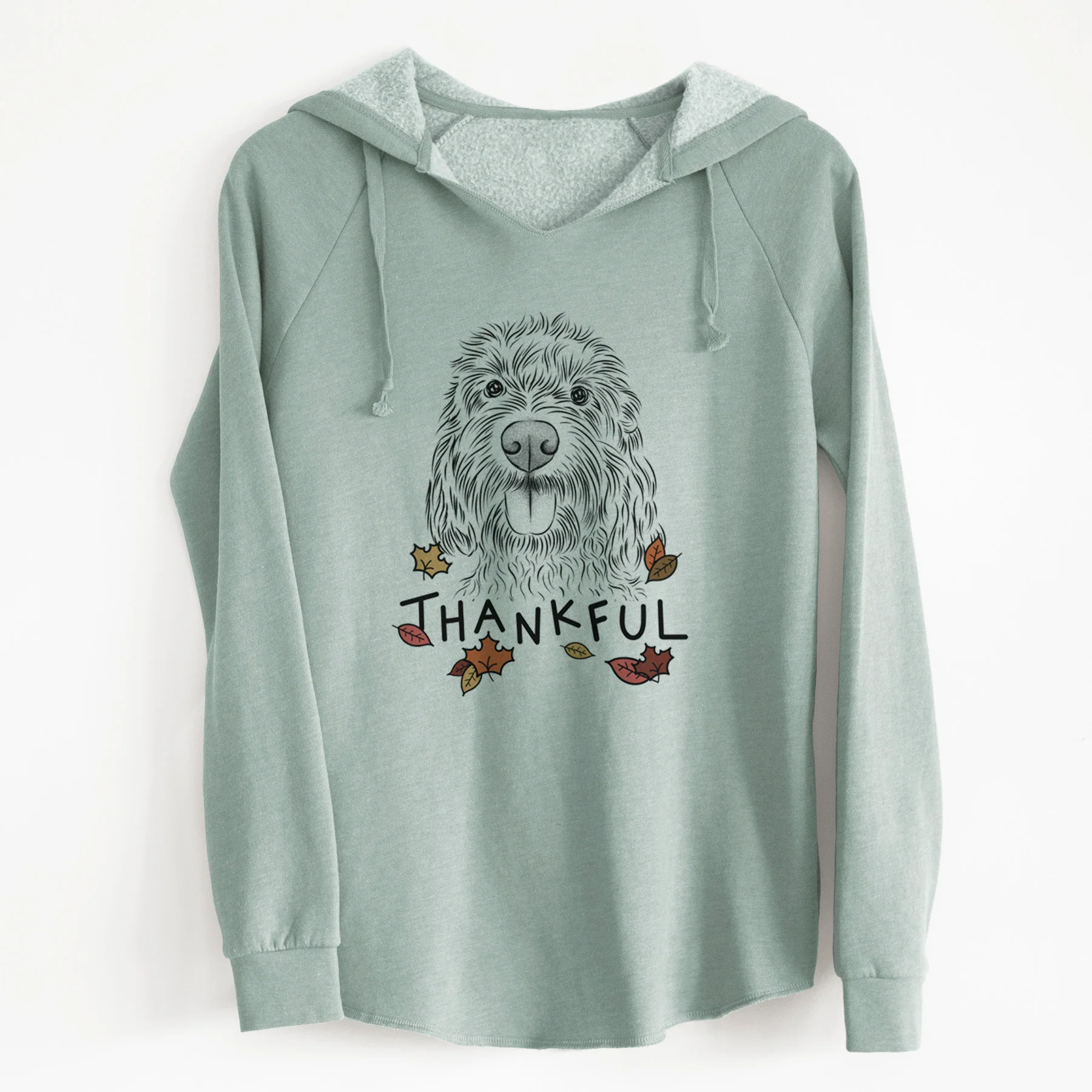 Thankful Clover the Cockapoo - Cali Wave Hooded Sweatshirt - Image 8
