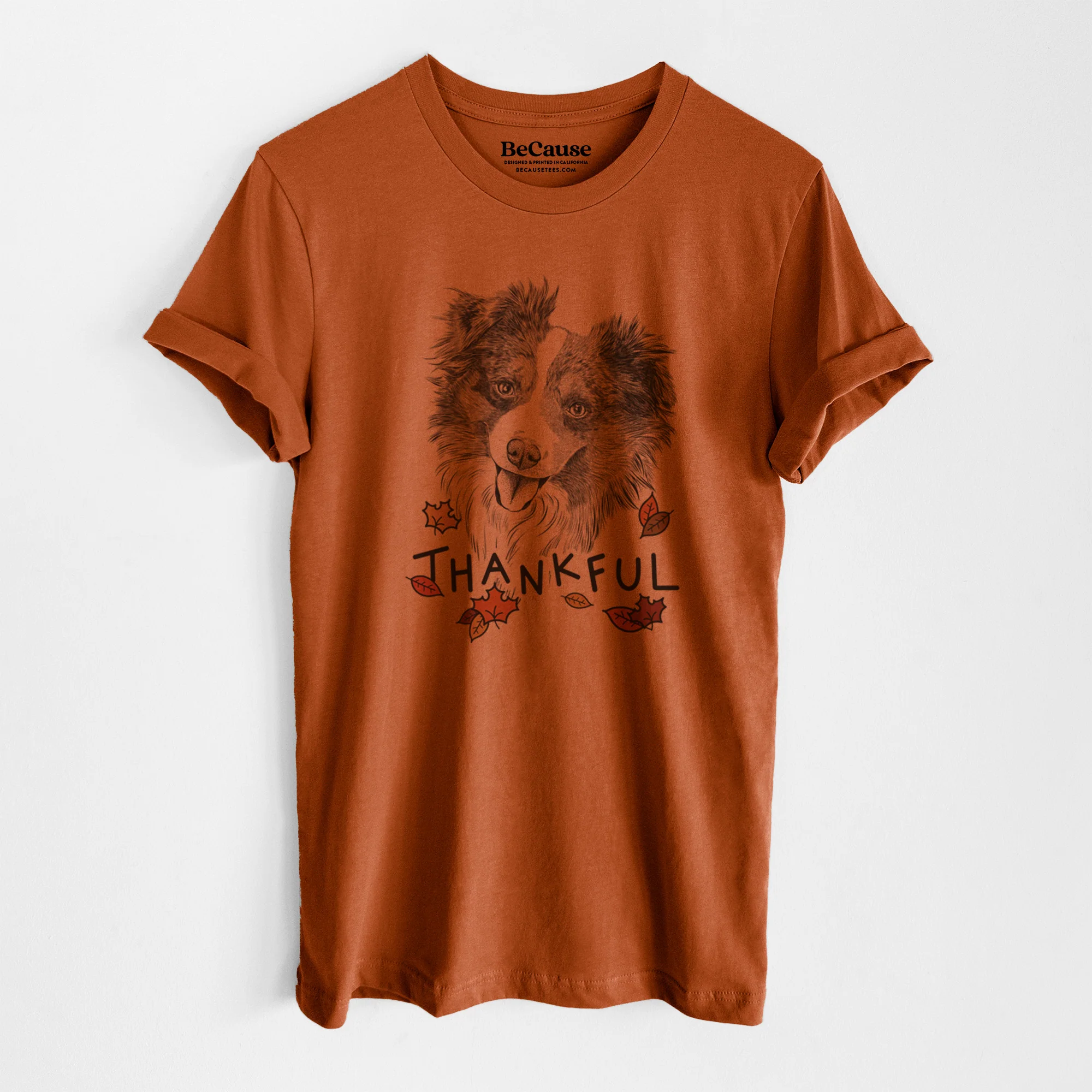 Thankful Doc the Mini Aussie - Unisex Crewneck - Image 5