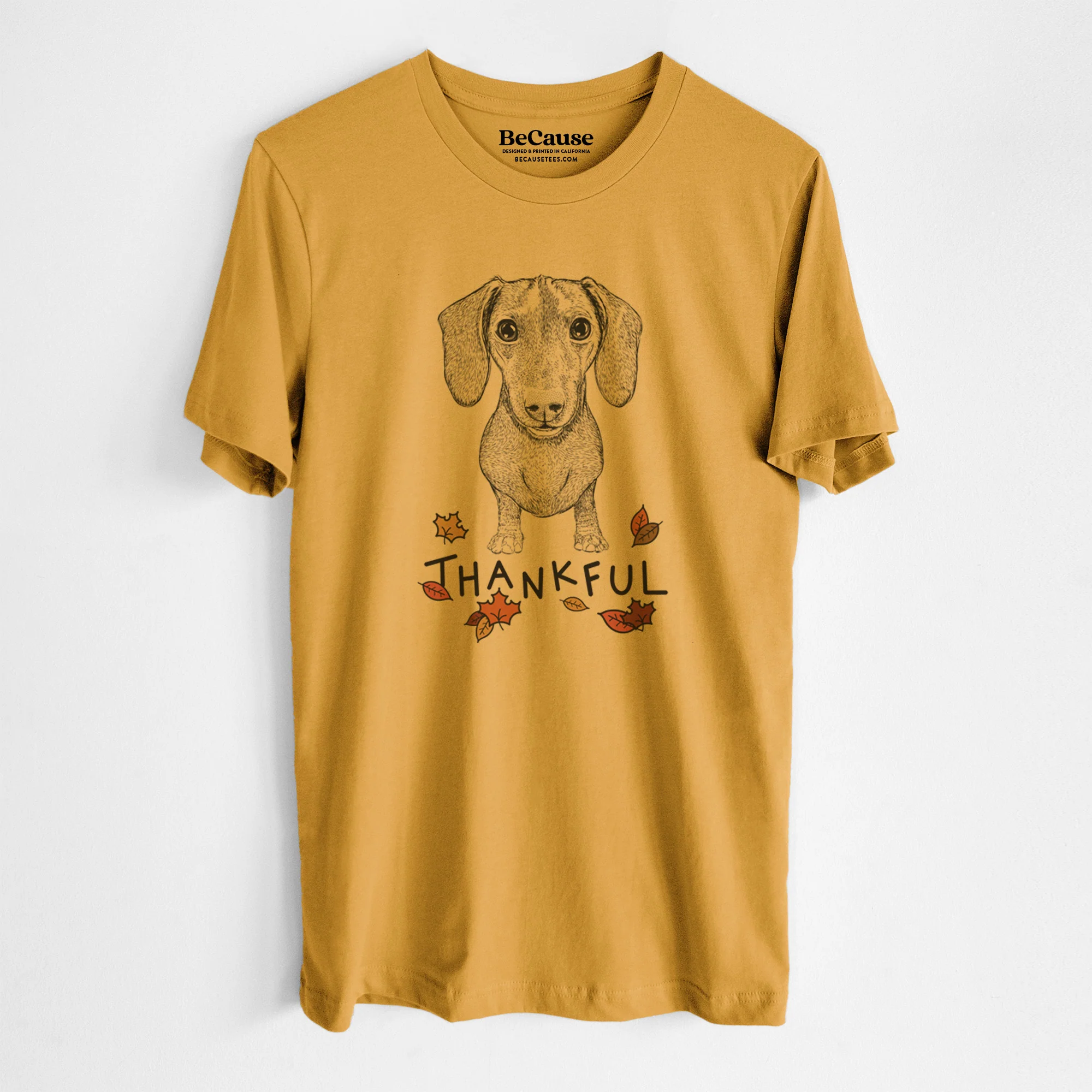 Thankful Ernie the Mini Dachshund - Unisex Crewneck