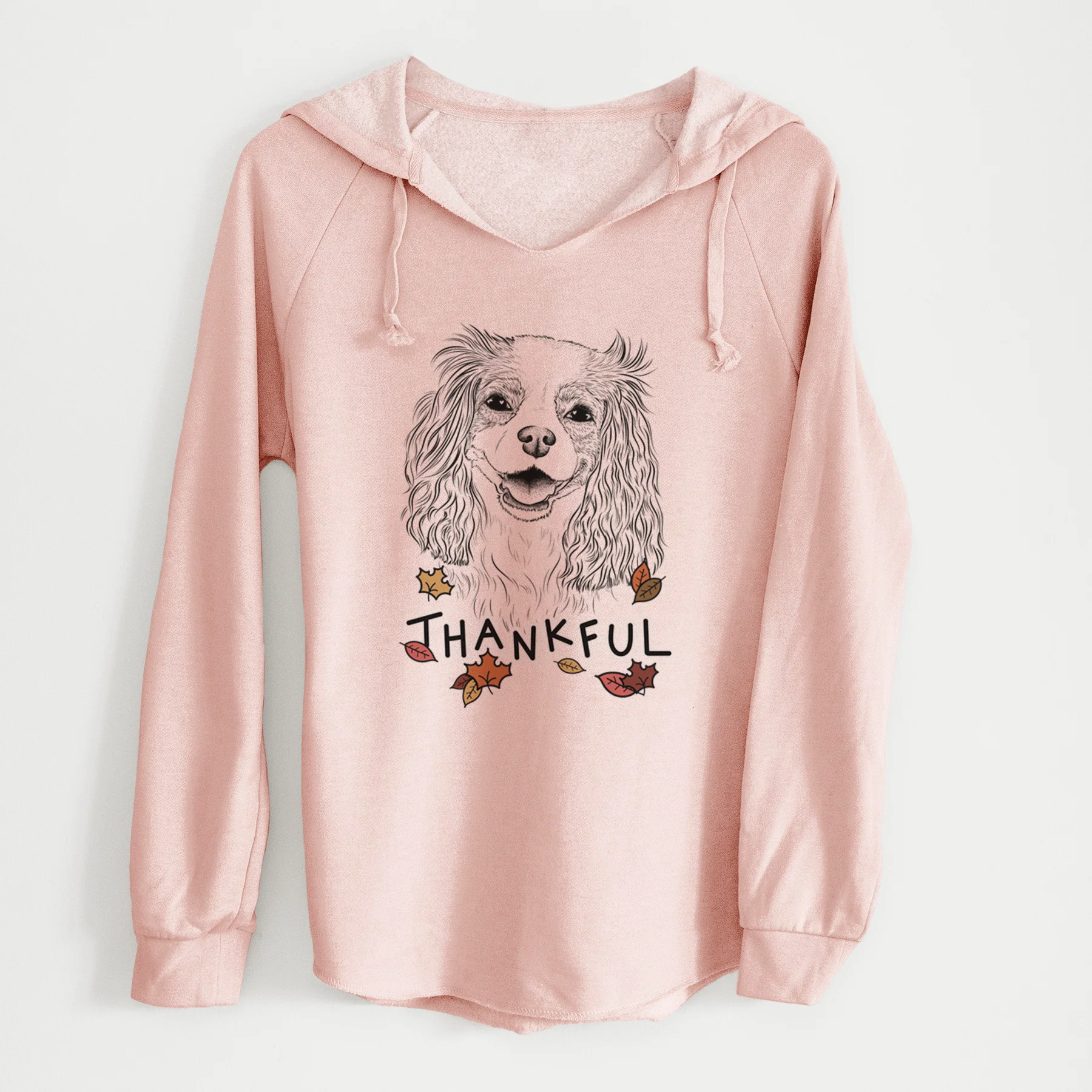 Thankful Halley Comet the Cavalier King Charles Spaniel - Cali Wave Hooded Sweatshirt - Image 6