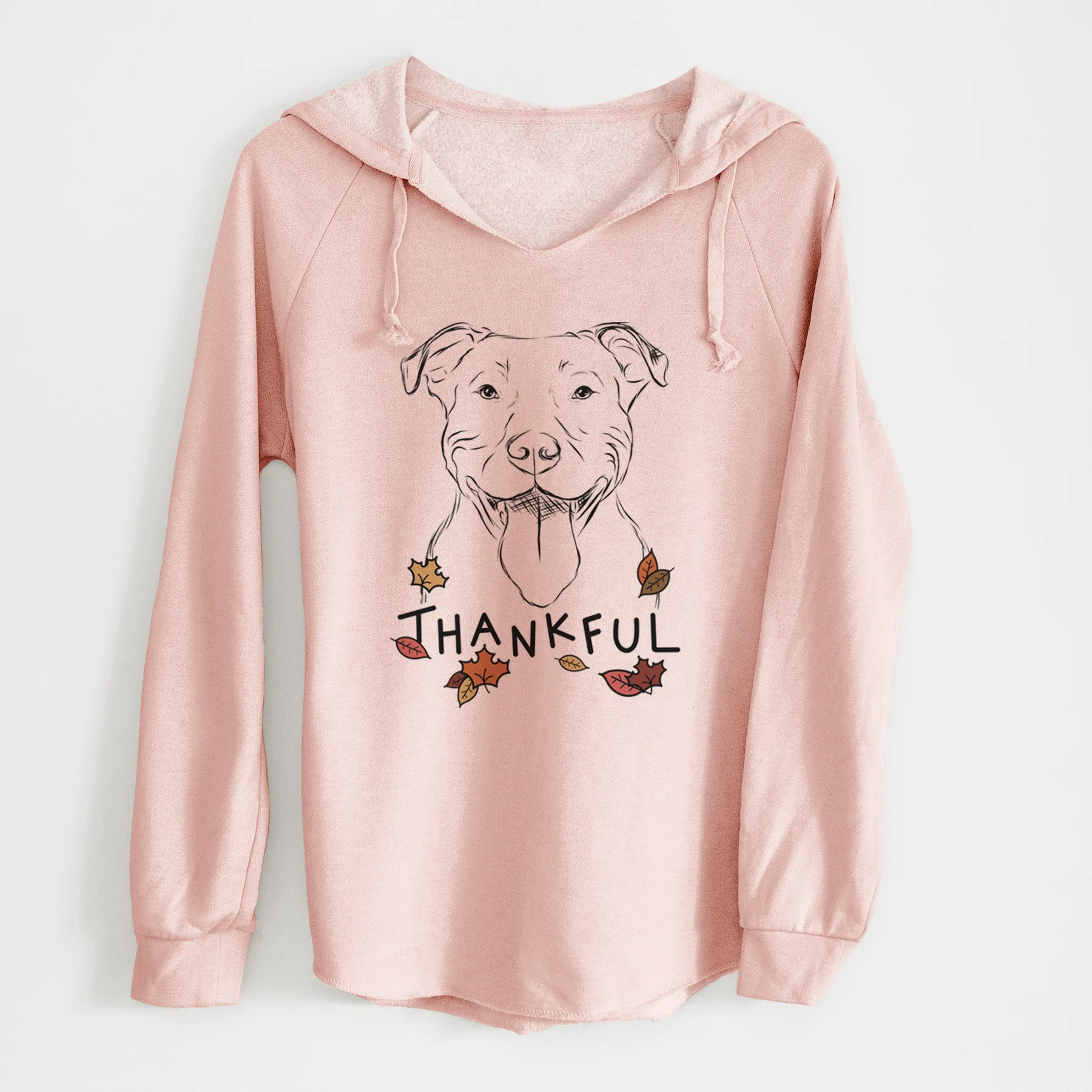Thankful Major the Pitbull - Cali Wave Hooded Sweatshirt - Image 6
