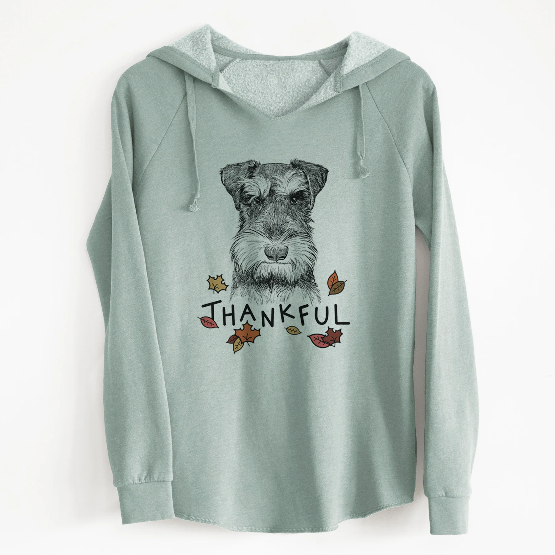 Thankful Murphy the Mini Schnauzer - Cali Wave Hooded Sweatshirt - Image 8