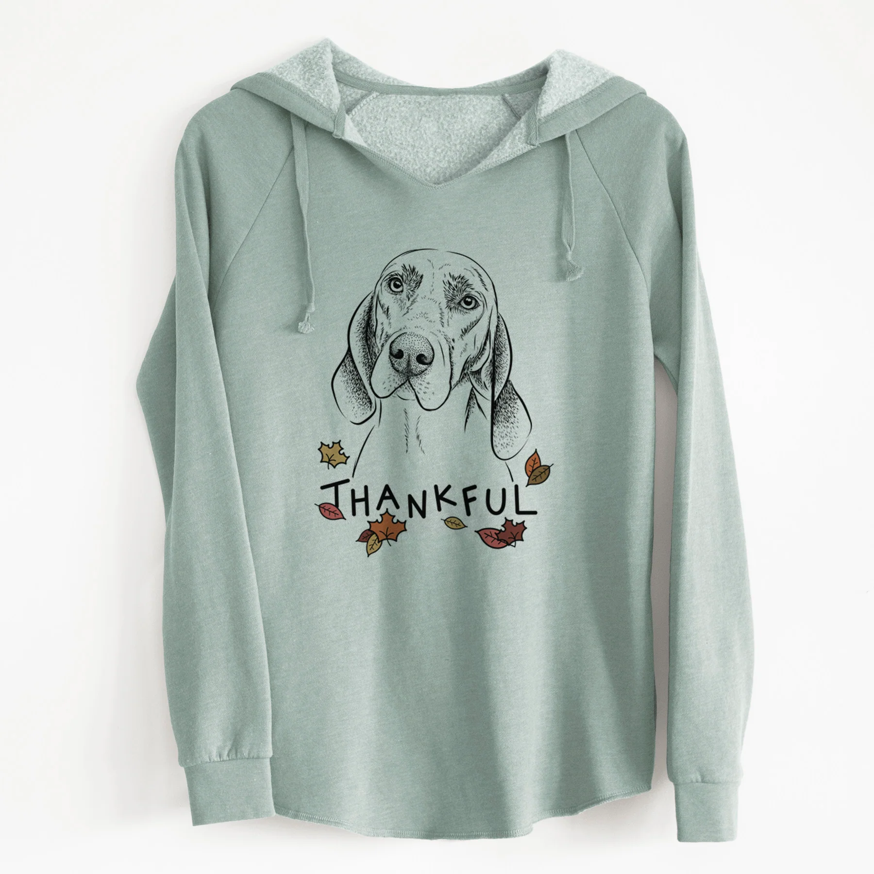 Thankful Norman the Plott Hound - Cali Wave Hooded Sweatshirt - Image 8