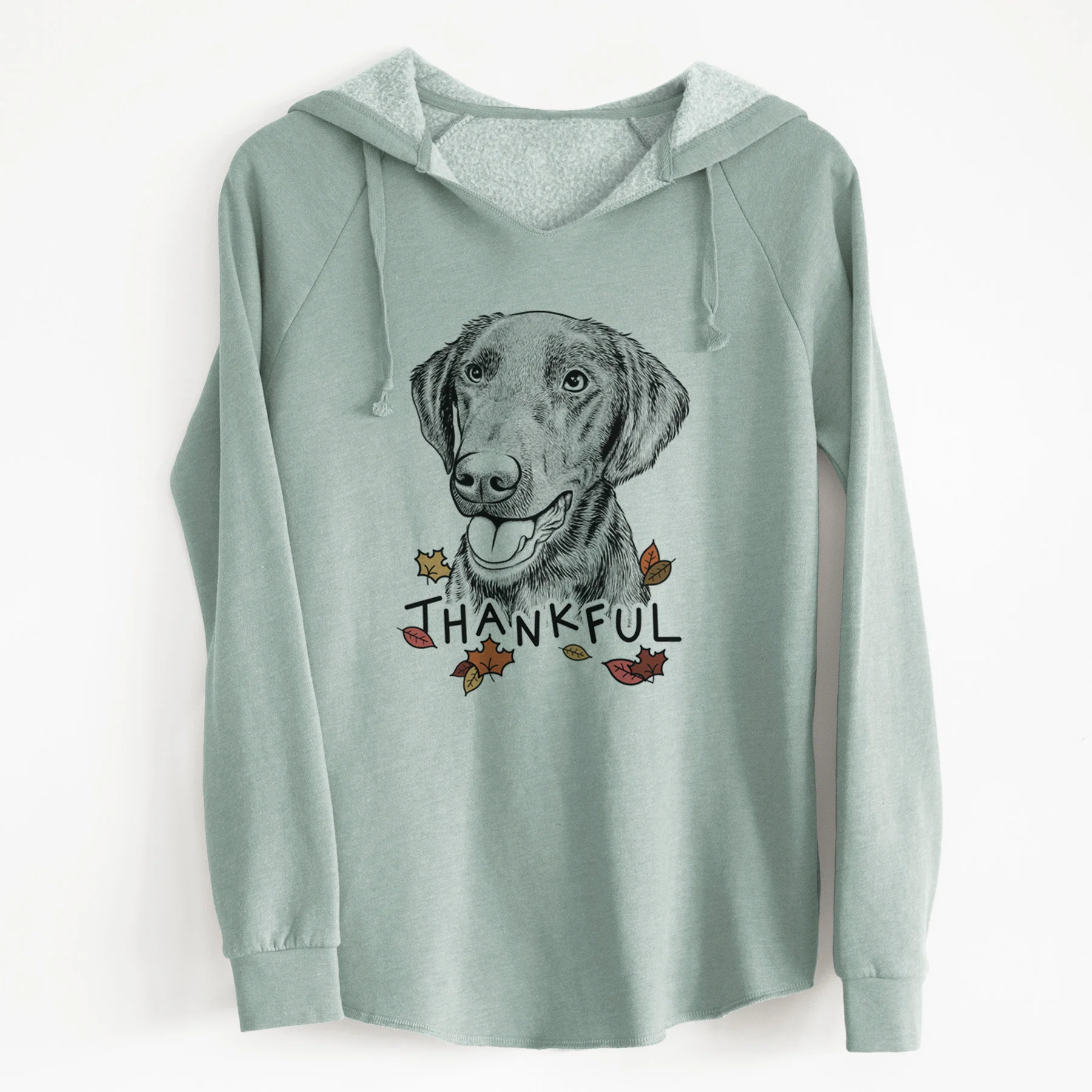 Thankful Onyx the Labrador Retriever - Cali Wave Hooded Sweatshirt - Image 8
