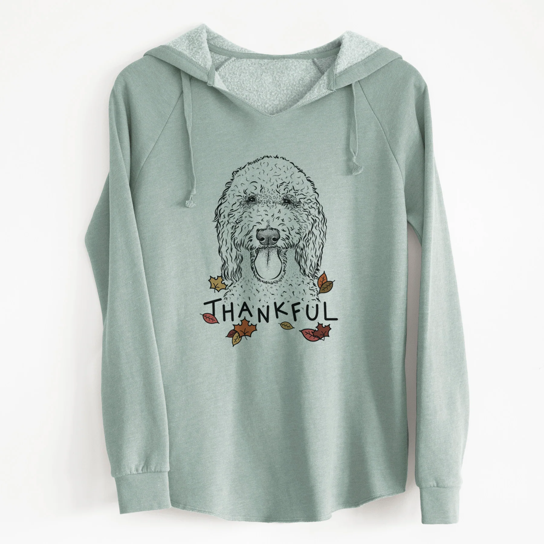 Thankful Pavlov the Goldendoodle - Cali Wave Hooded Sweatshirt - Image 8