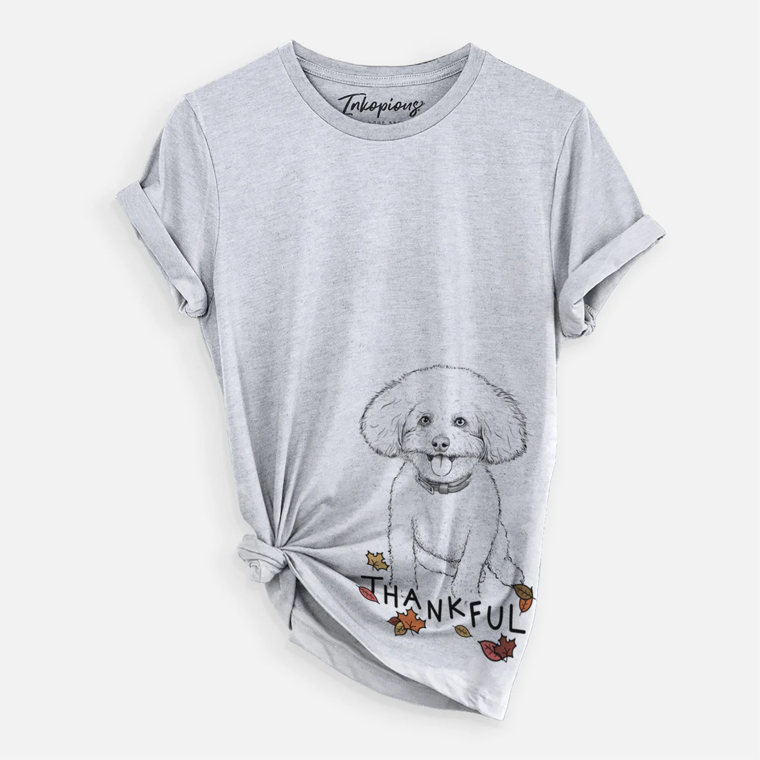 Thankful Peyton the Bichon Frise - Unisex Crewneck - Image 3