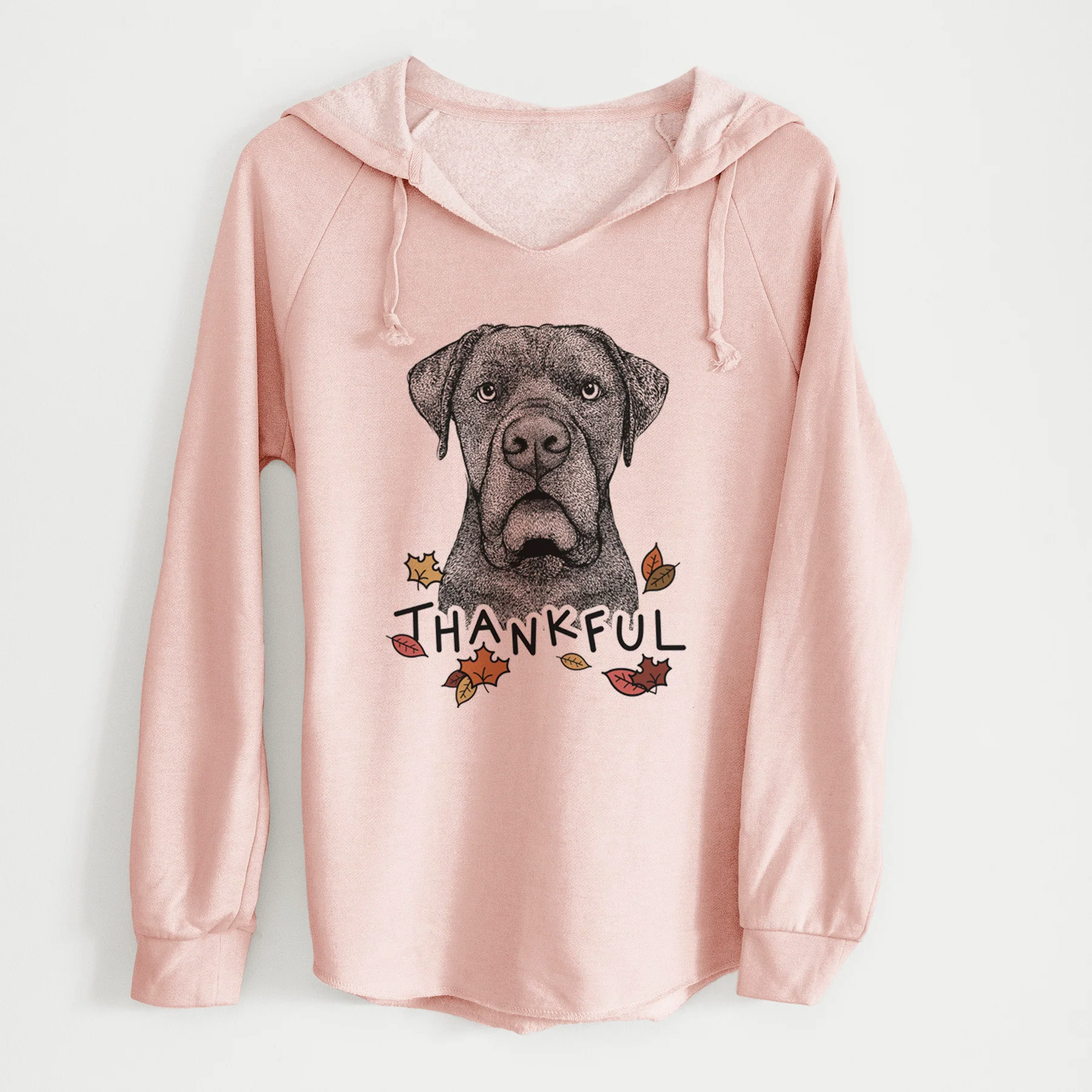 Thankful Rocco the Cane Corso - Cali Wave Hooded Sweatshirt - Image 6