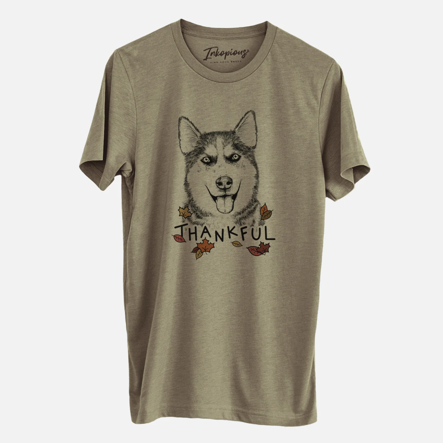 Thankful Sesi the Siberian Husky - Unisex Crewneck - Image 4