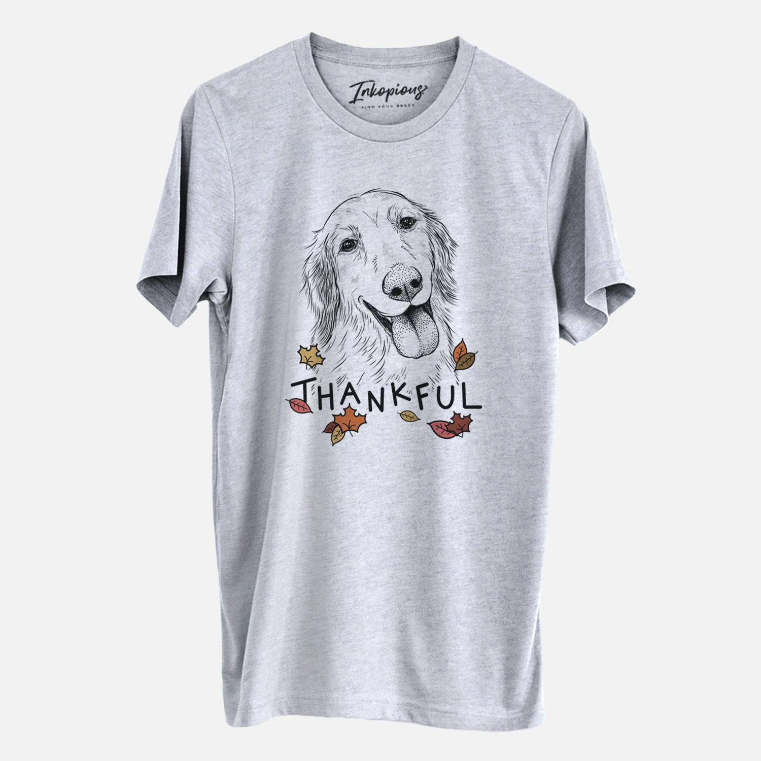 Thankful Shelby the Golden Retriever - Unisex Crewneck - Image 3