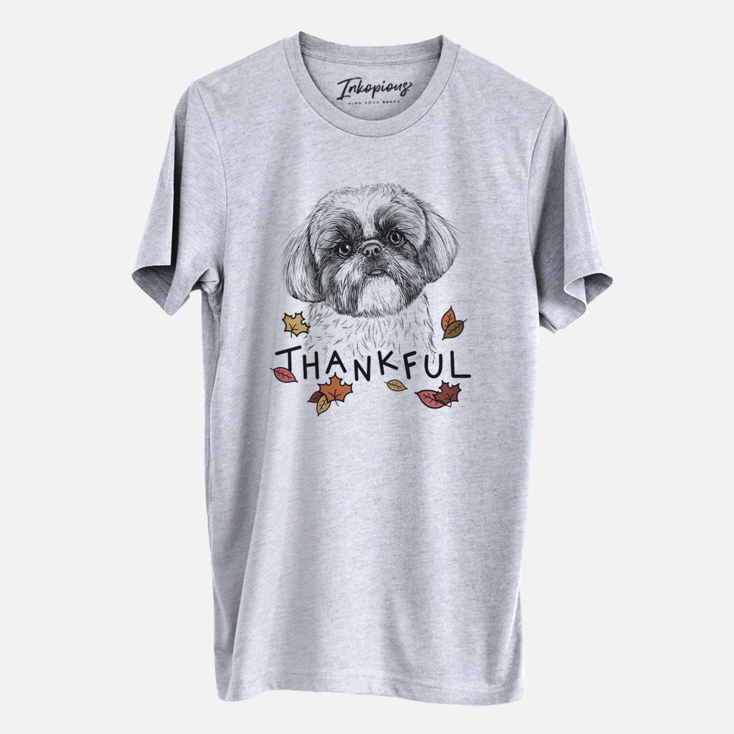 Thankful Simon the Shih Tzu - Unisex Crewneck - Image 3