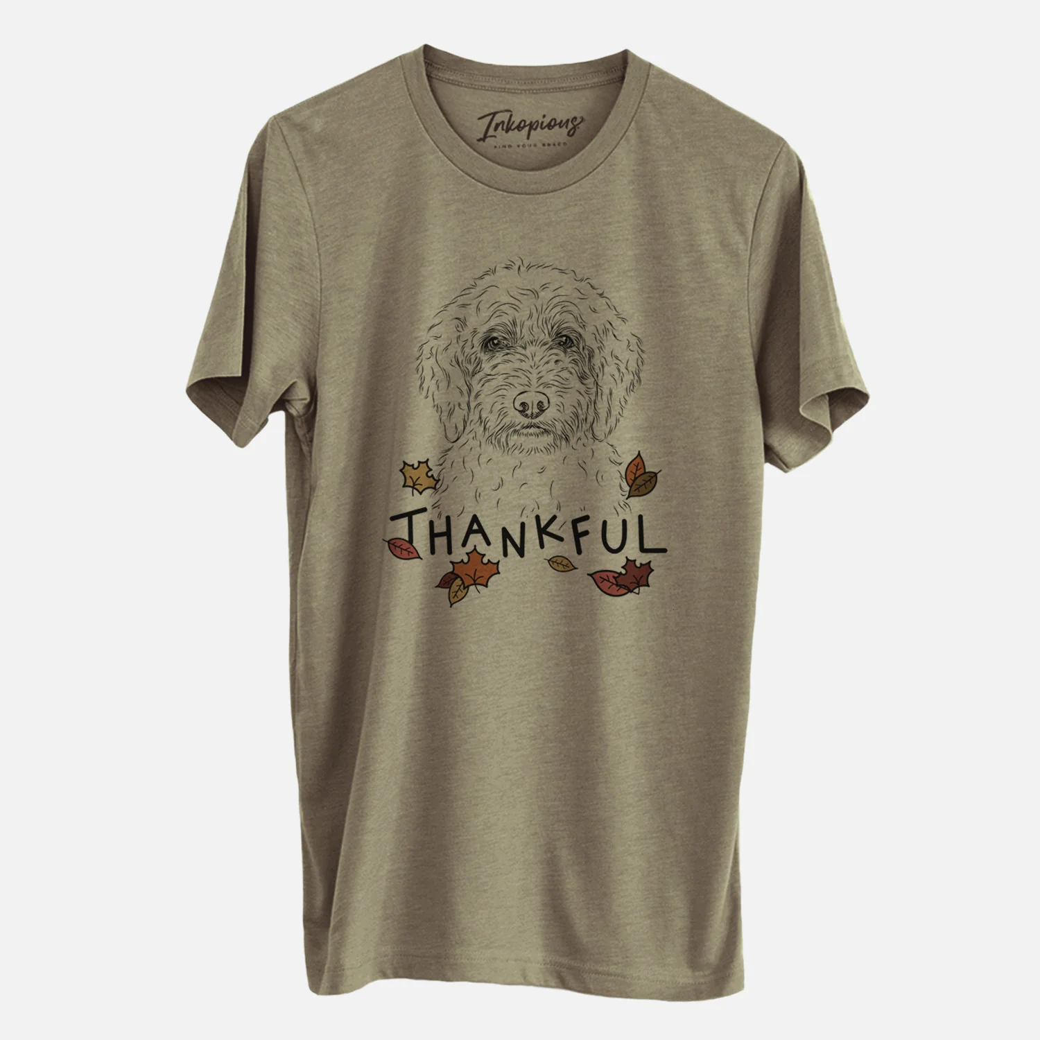 Thankful Teddy the Labradoodle - Unisex Crewneck - Image 4