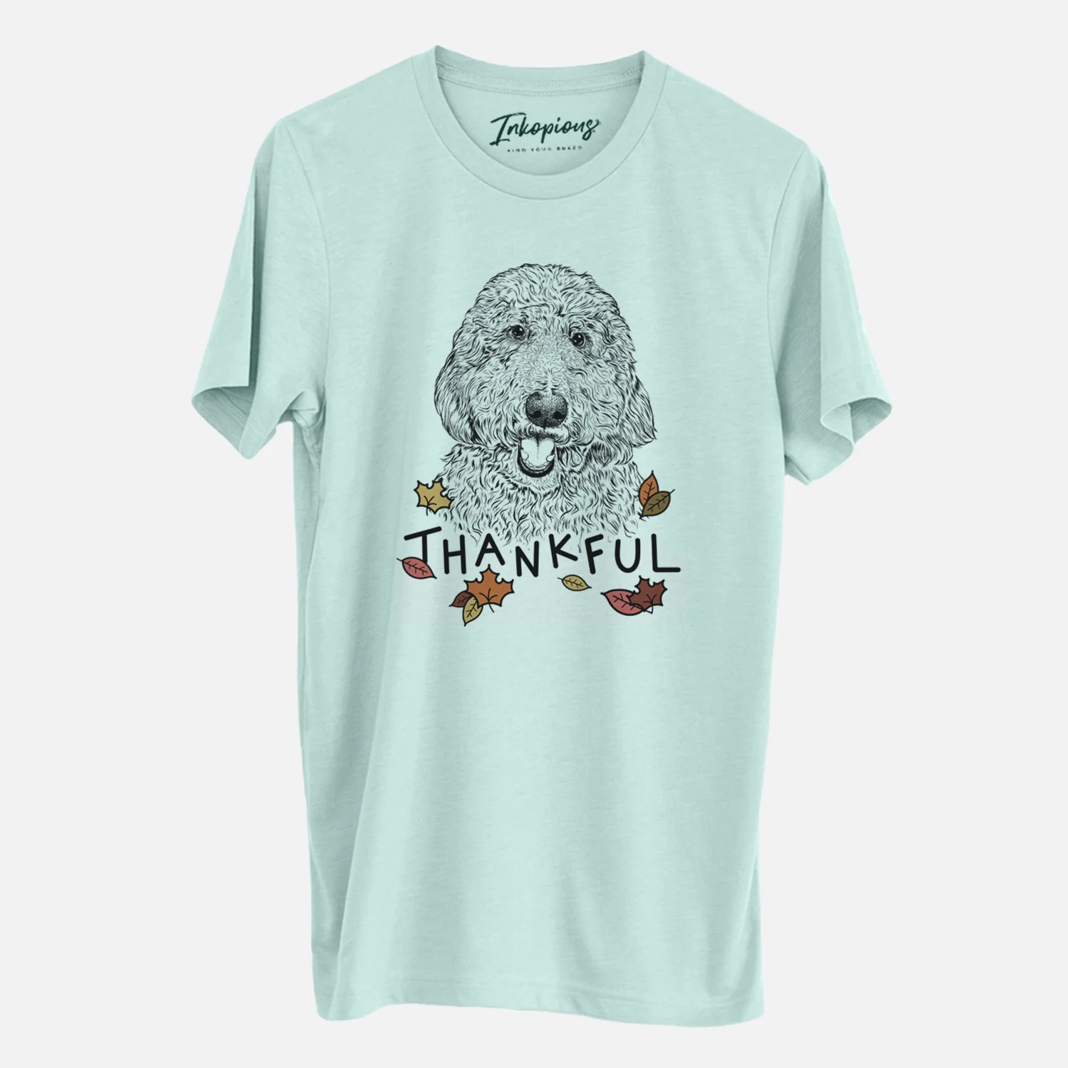 Thankful Whisper the Goldendoodle - Unisex Crewneck - Image 6