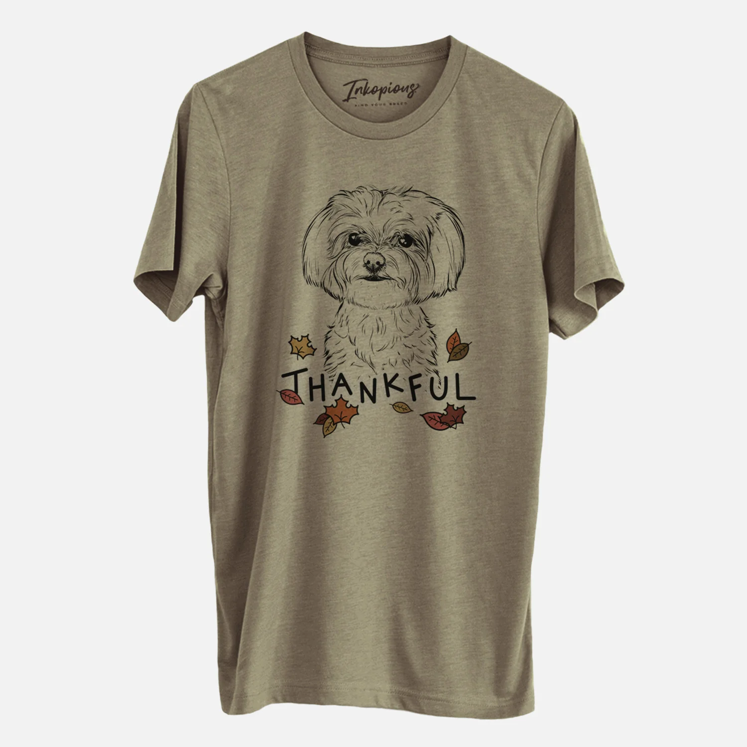 Thankful Willow the Maltese - Unisex Crewneck - Image 4