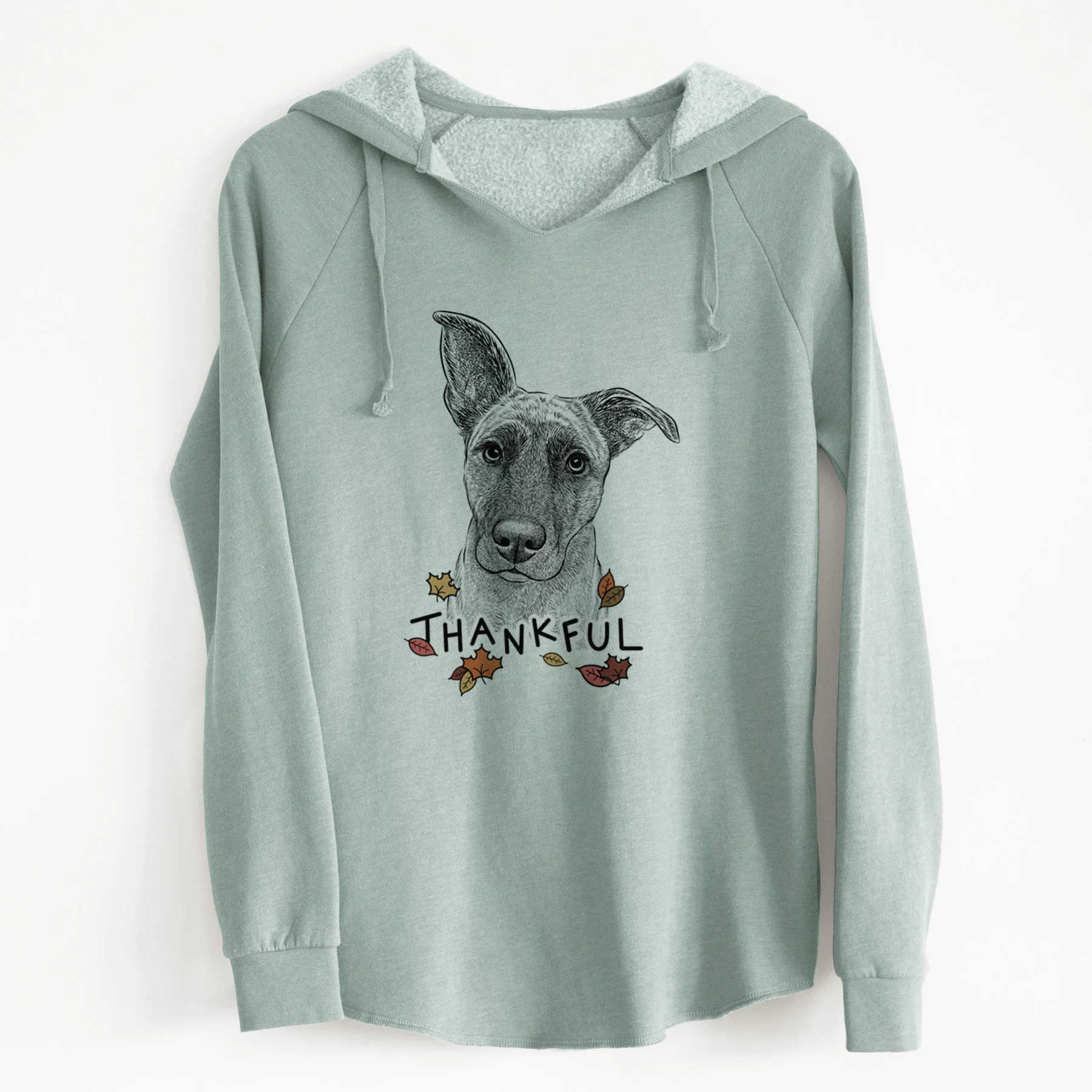 Thankful Zoey the Mixed Breed - Cali Wave Hooded Sweatshirt - Image 8