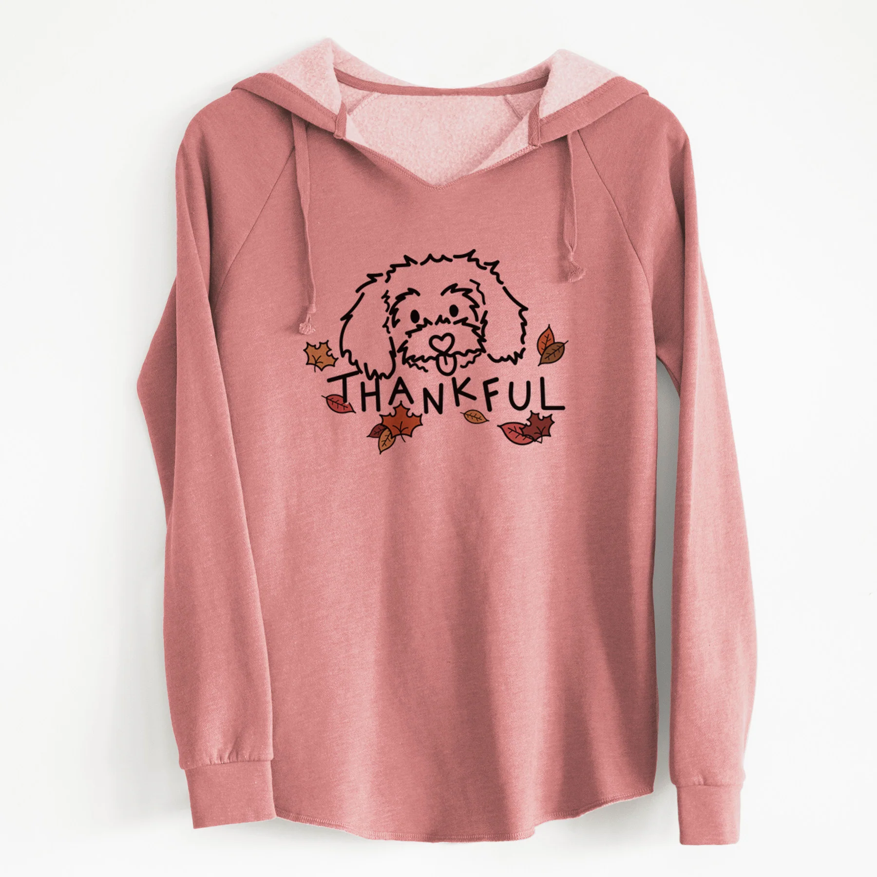 Thankful Maltipoo - Holly - Cali Wave Hooded Sweatshirt - Image 5