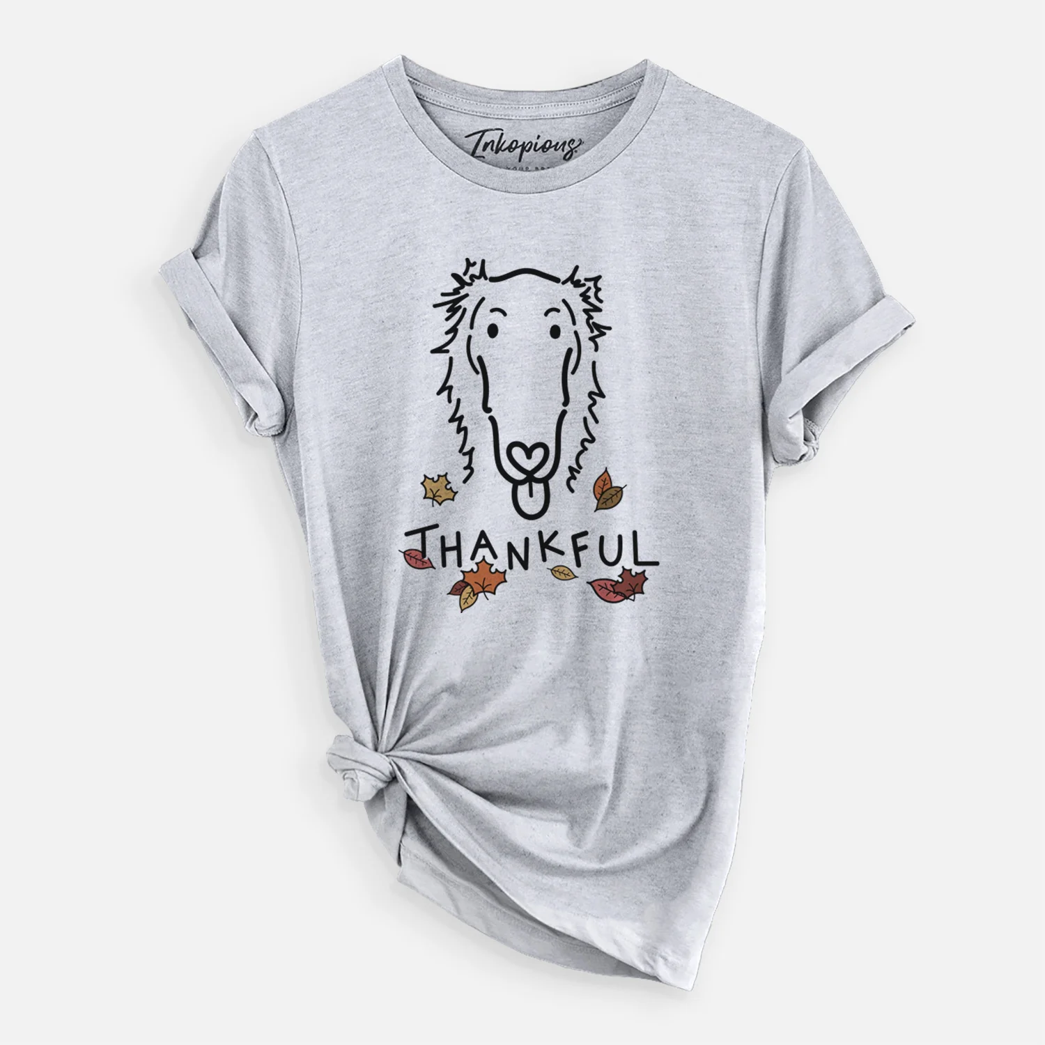 Thankful Borzoi - Opal - Unisex Crewneck - Image 2