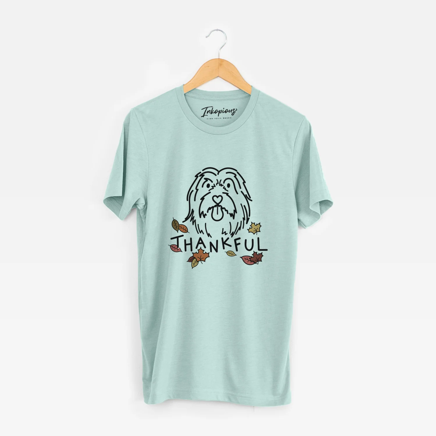 Thankful Bearded Collie - Tucker - Unisex Crewneck - Image 7