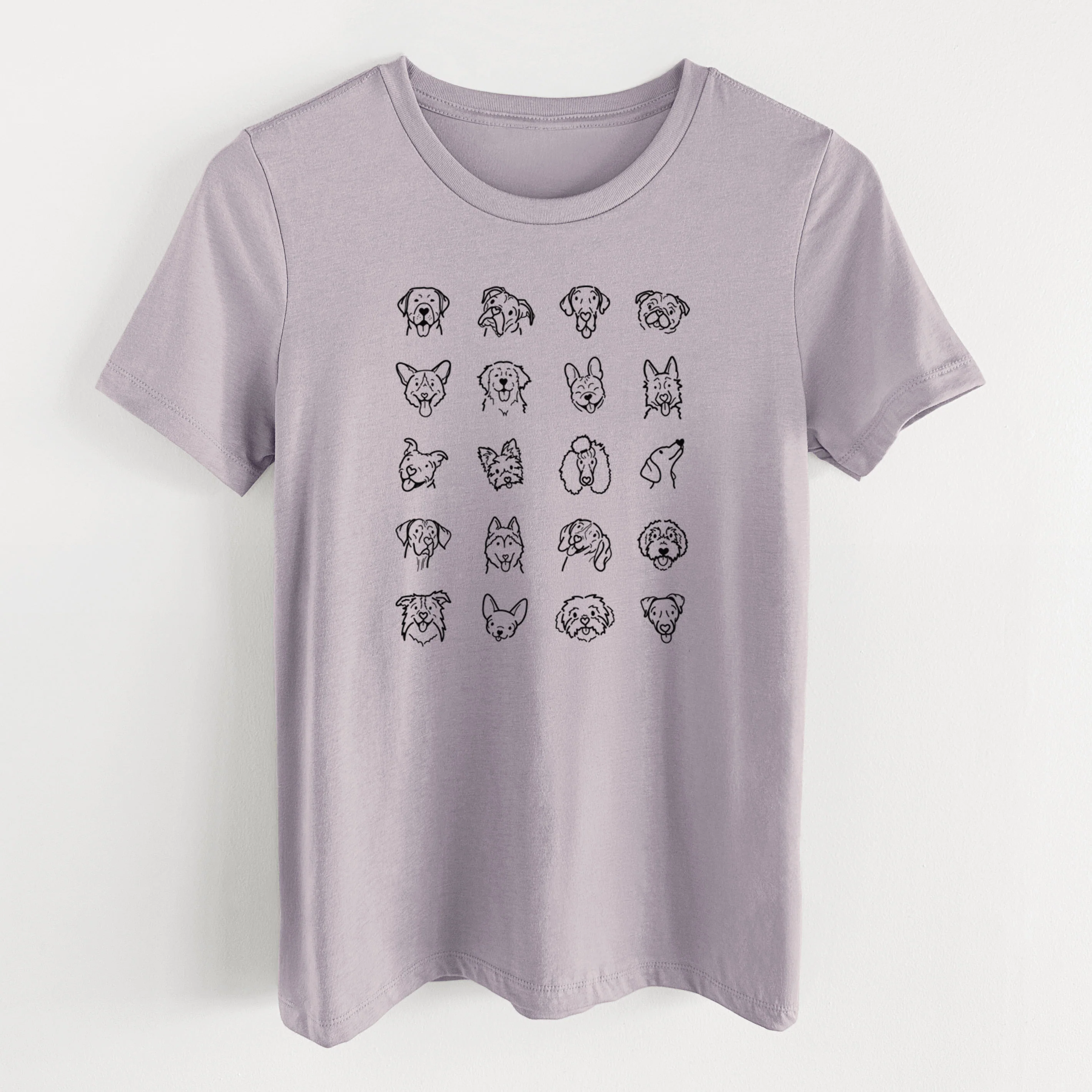 They Doggy Bunch - Women's Lightweight Relaxed Fit 100% Cotton Crewneck