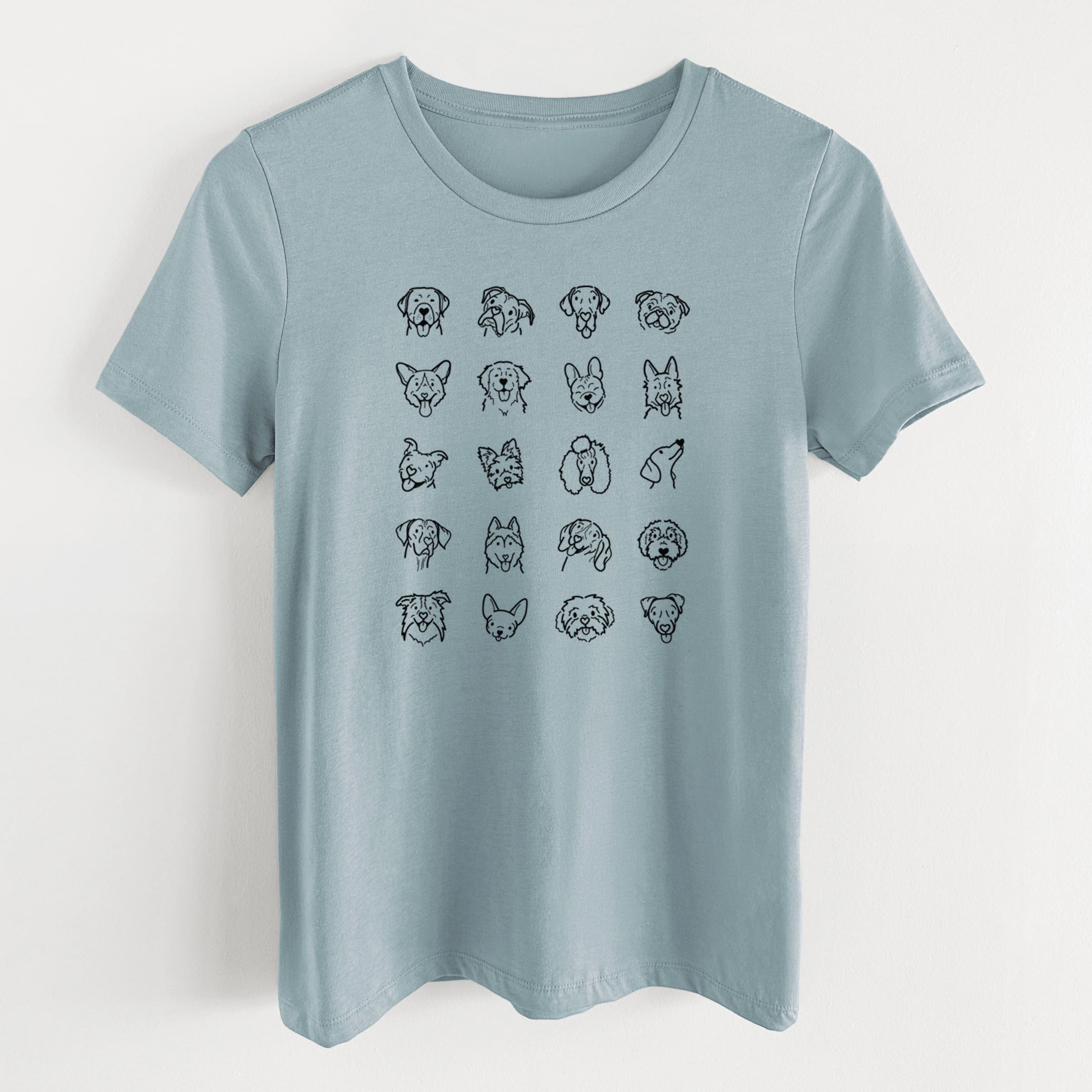 They Doggy Bunch - Women's Lightweight Relaxed Fit 100% Cotton Crewneck - Image 9