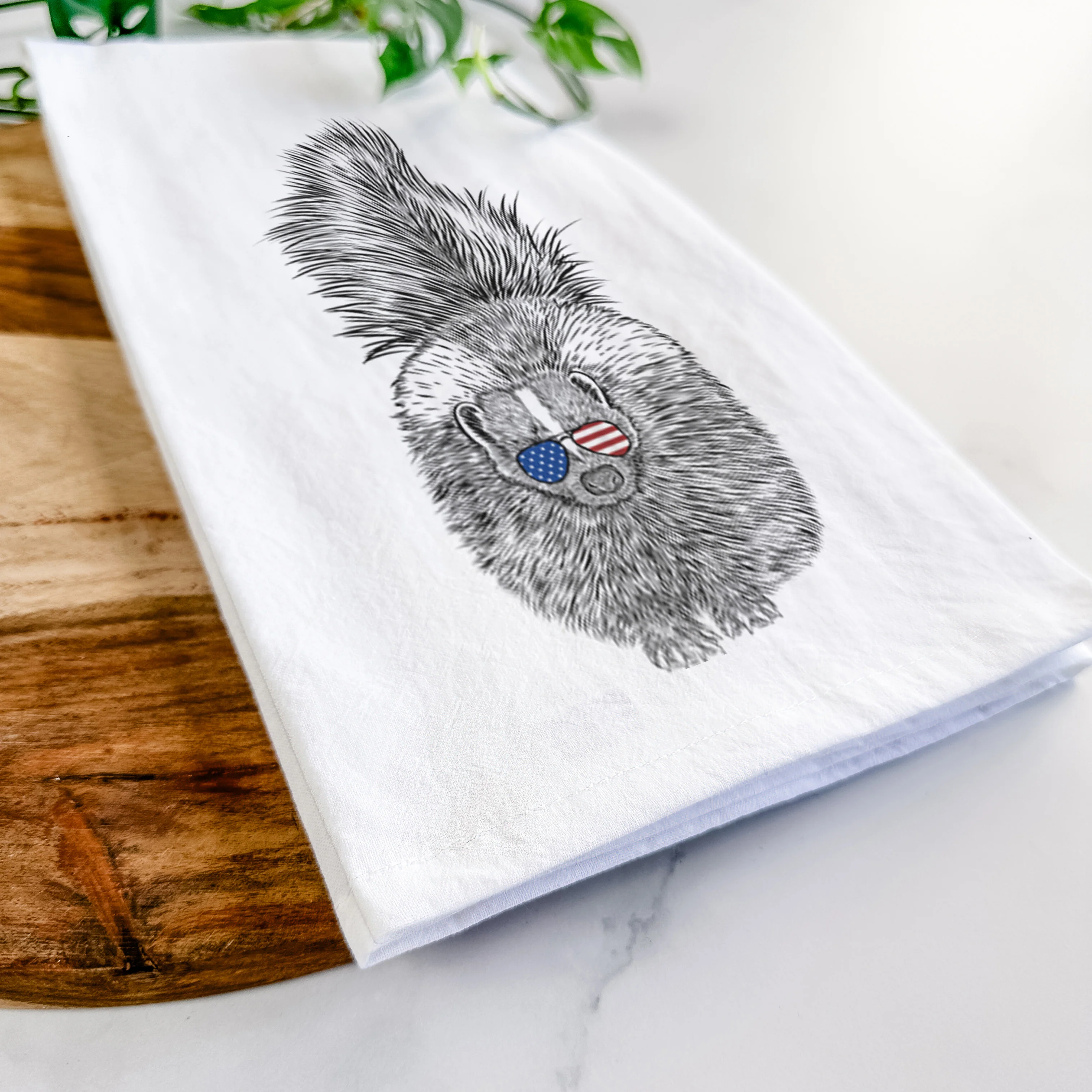 Tibbs the Skunk Tea Towel - Image 12