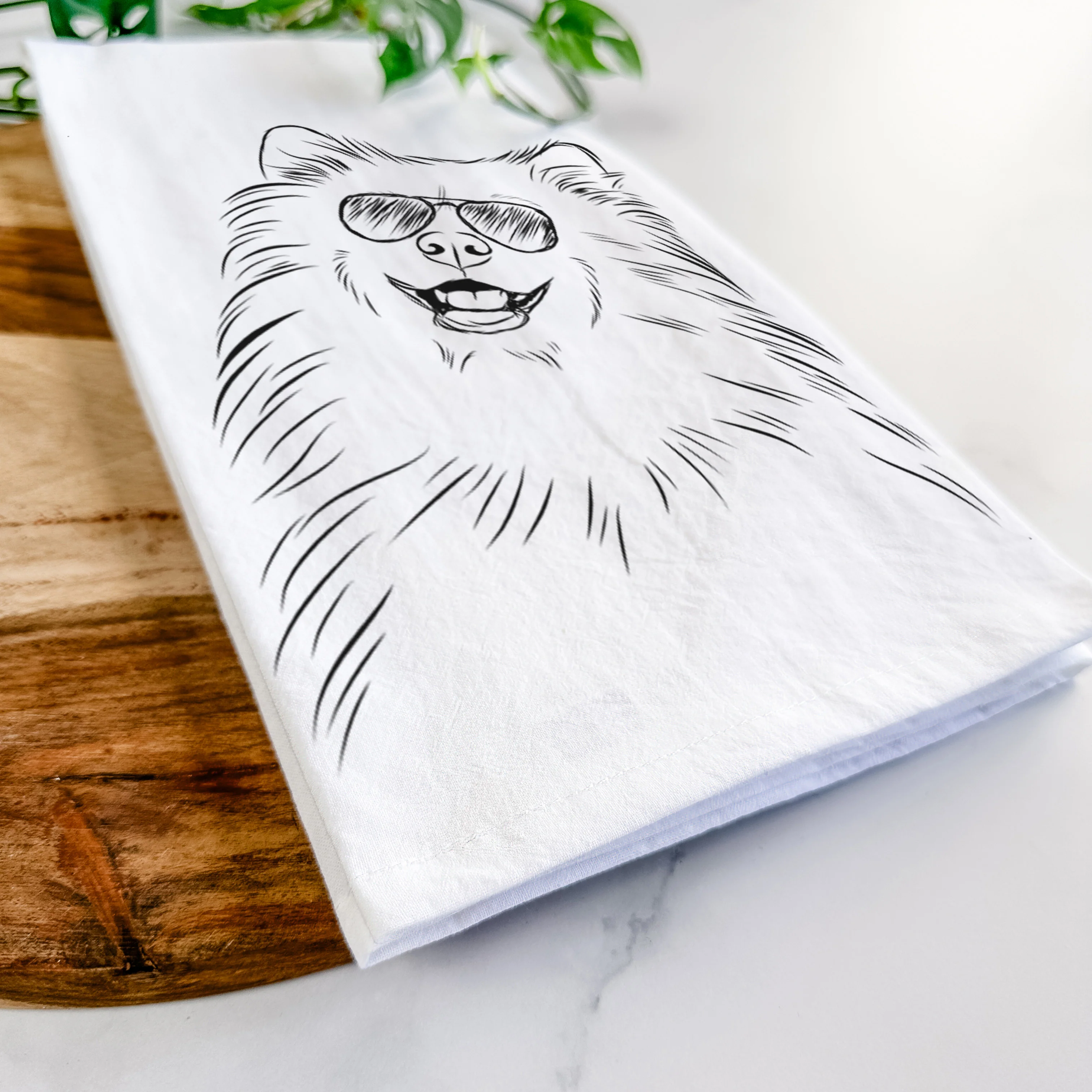 Tillie the Samoyed Tea Towel - Image 6